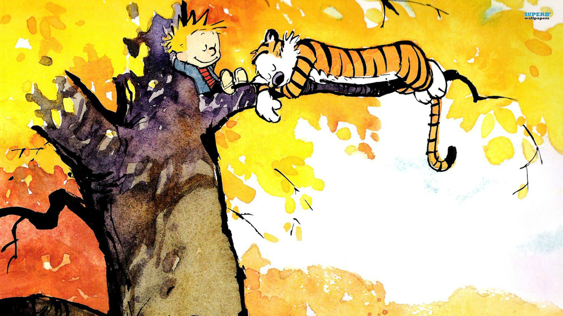 Calvin And Hobbes Quotes - HD Wallpaper 