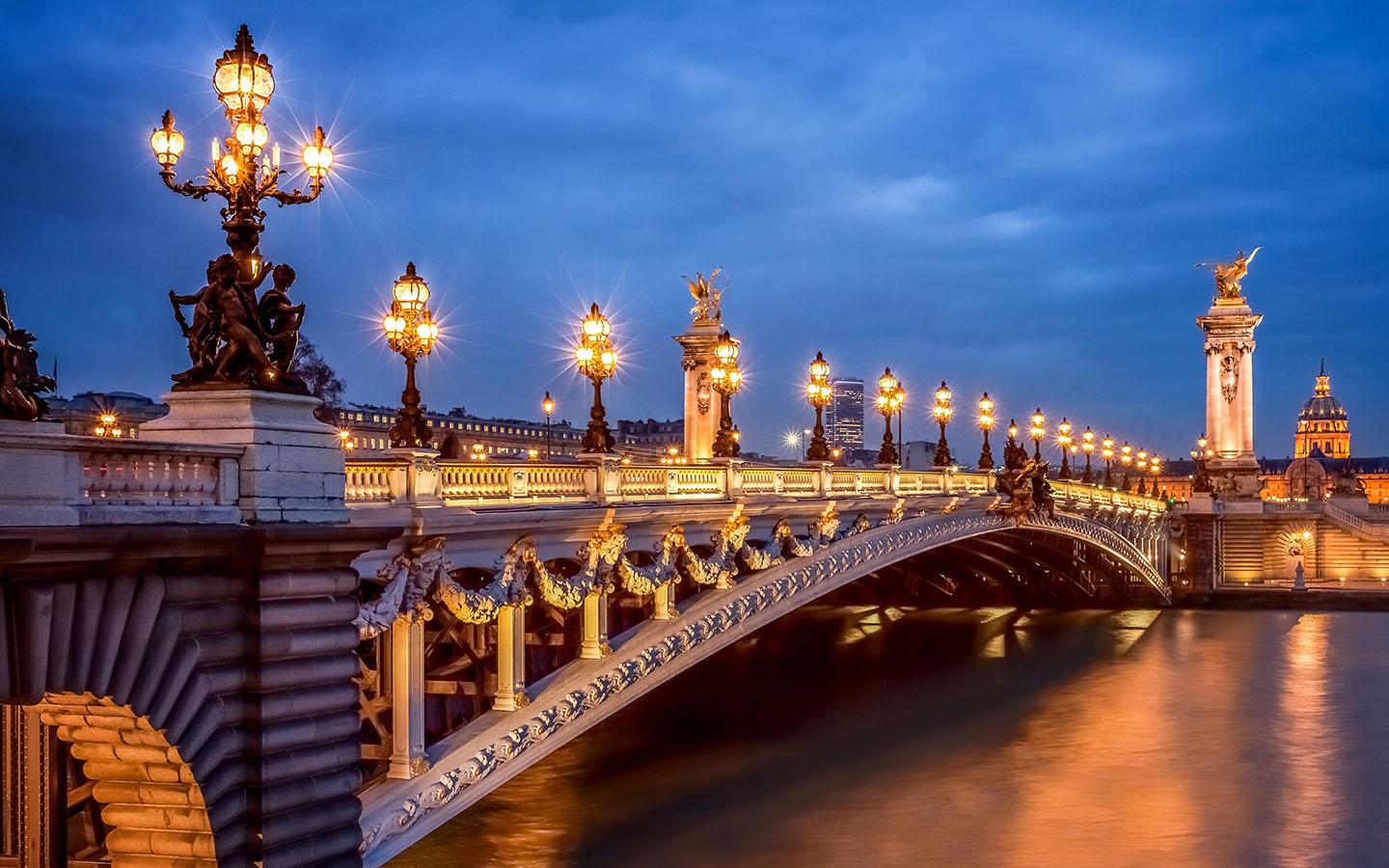 Paris Alexandre Iii Bridge - HD Wallpaper 