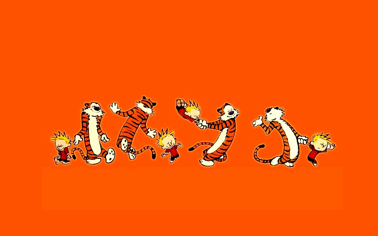 Calvin & Hobbes - Calvin And Hobbes - HD Wallpaper 