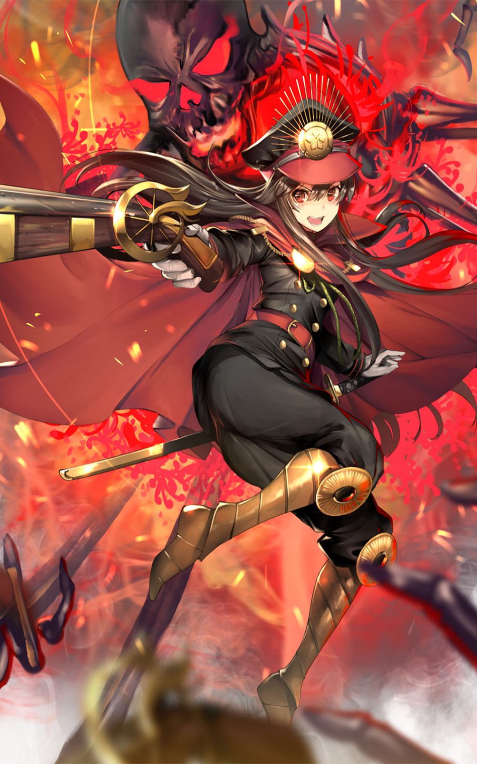 Archer Fate Grand Order Hd Mobile Wallpaper Oda Nobunaga Fate Go 950x15 Wallpaper Teahub Io