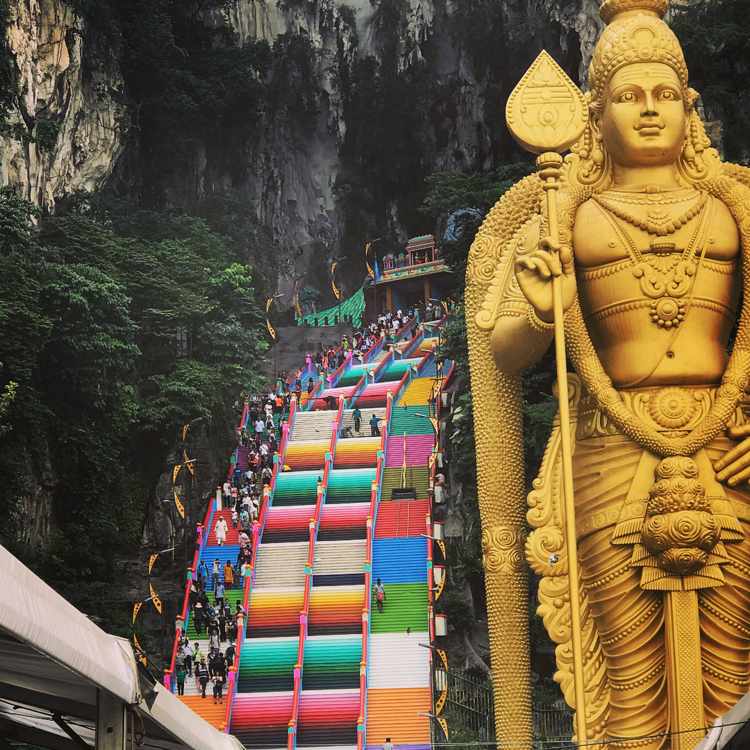 Image From Instagram @turbulency - Batu Caves - HD Wallpaper 