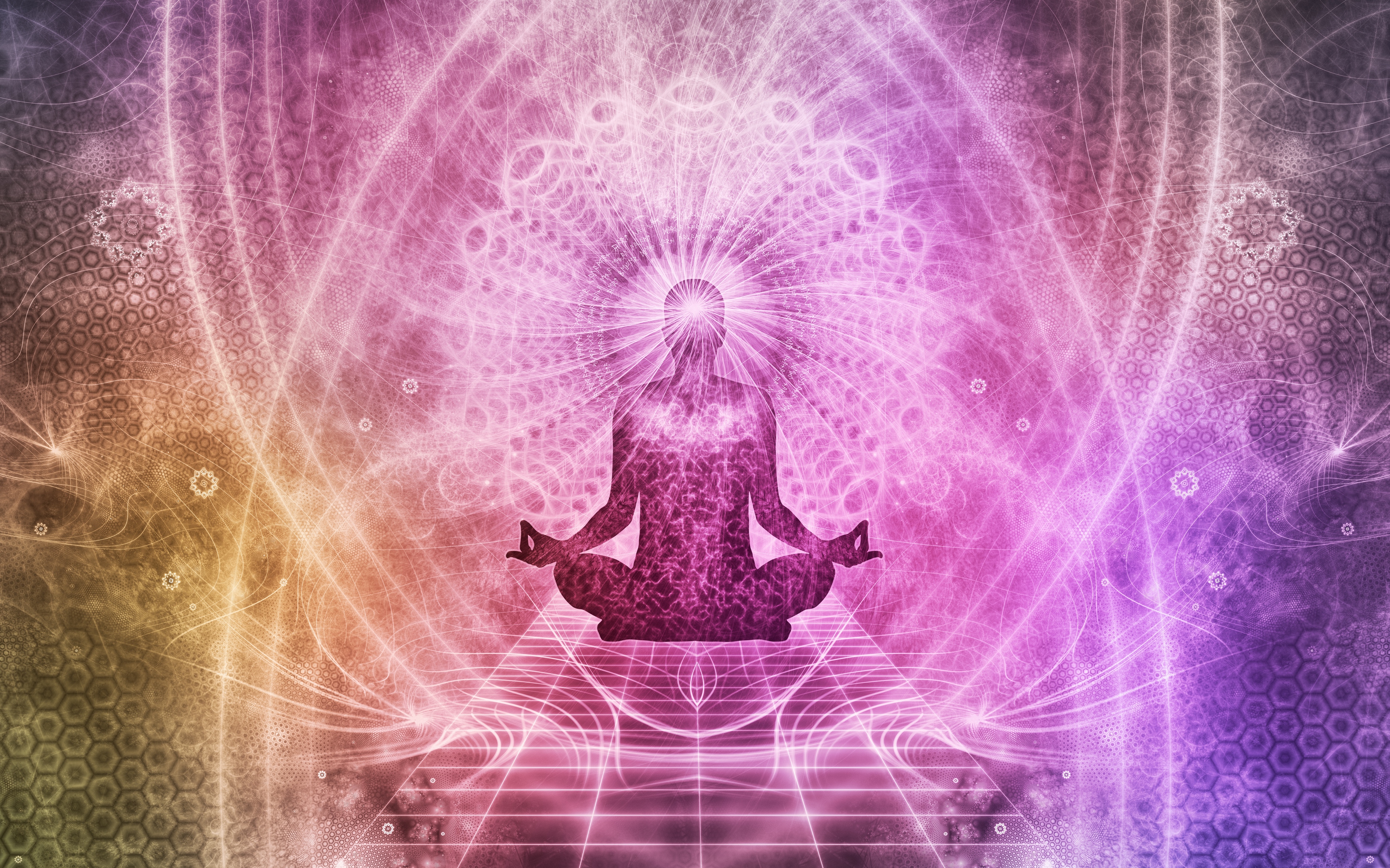 Wallpaper Meditation, Chakra, Aura, Lotus, Yoga, Energy, - Chakra - HD Wallpaper 