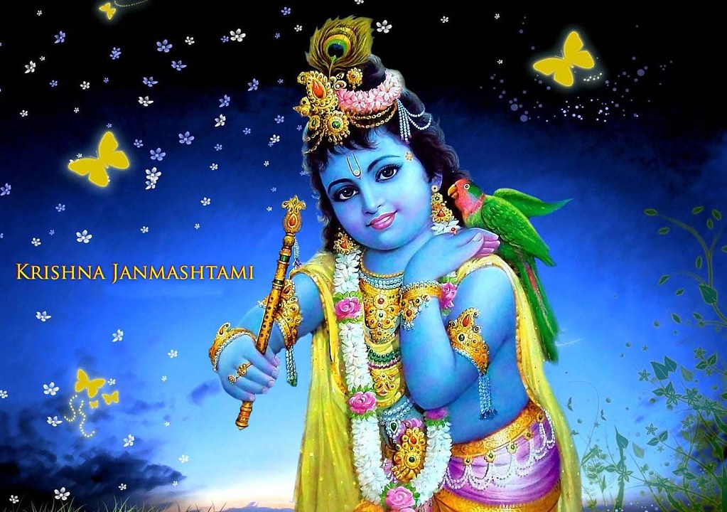 Desktop Wallpaper 3d God Krishna - HD Wallpaper 