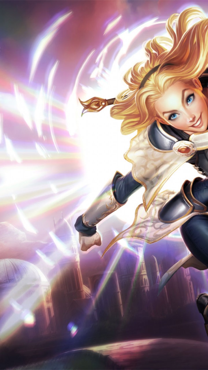 League Of Legends Lux - HD Wallpaper 