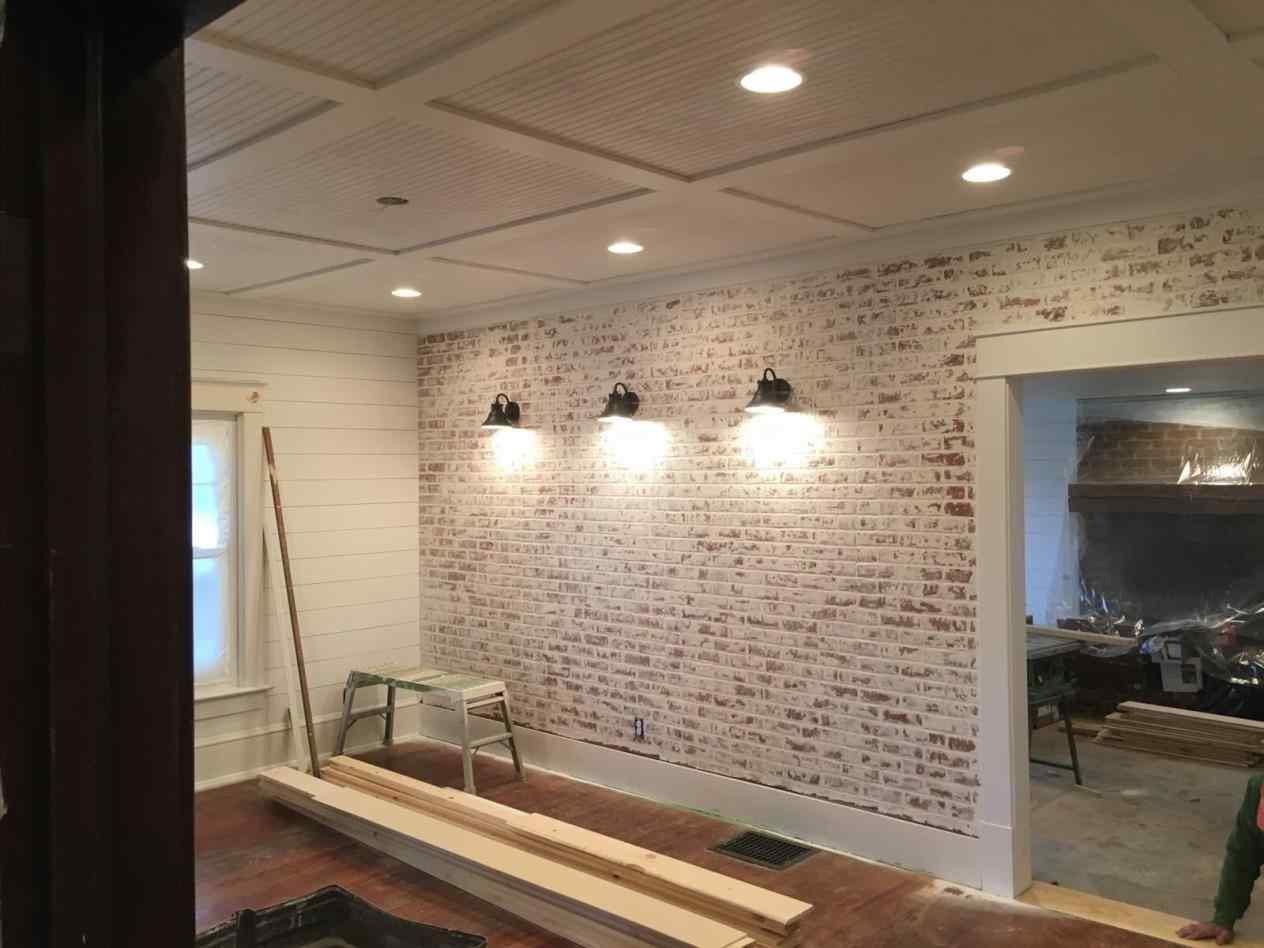 Exposed Brick Wall Lighting - HD Wallpaper 