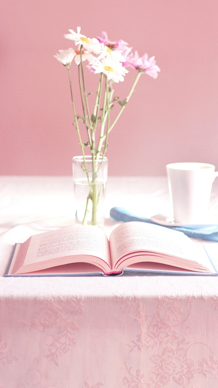 Wallpaper Image - Pastel Book - HD Wallpaper 