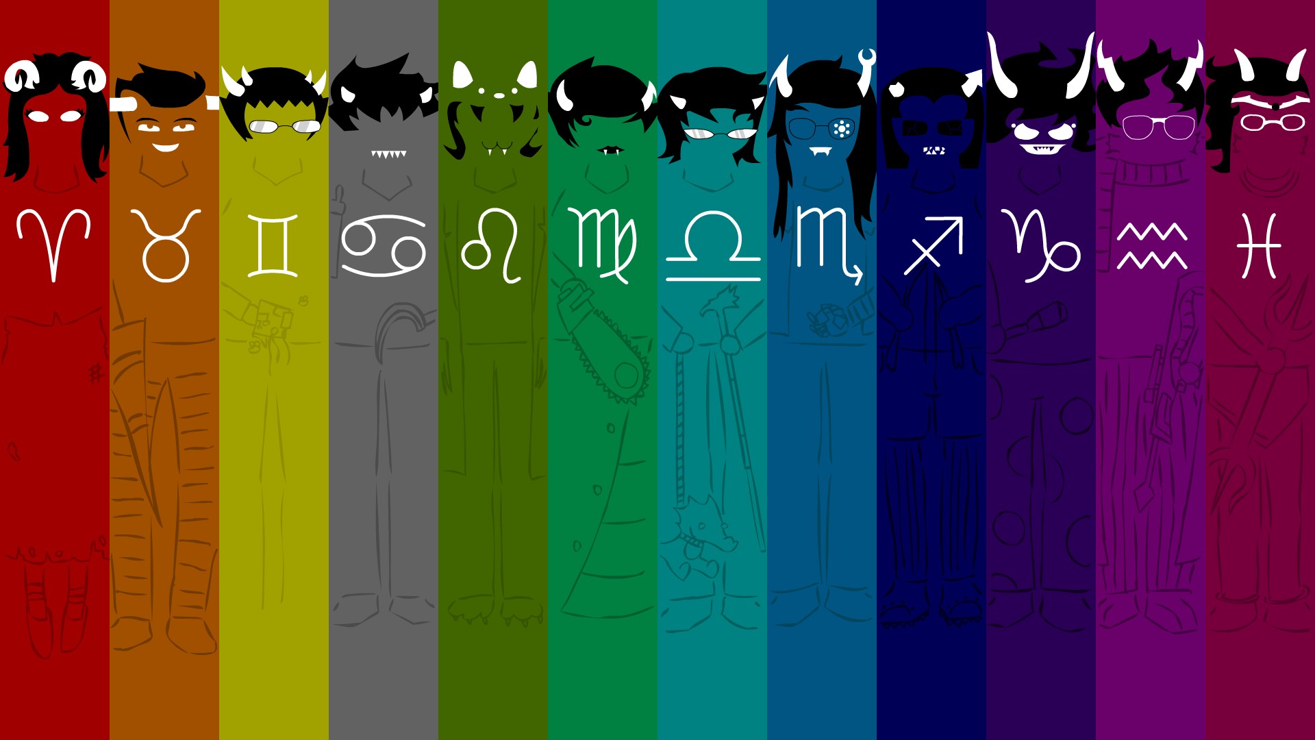 Homestuck Trolls Backgrounds - HD Wallpaper 