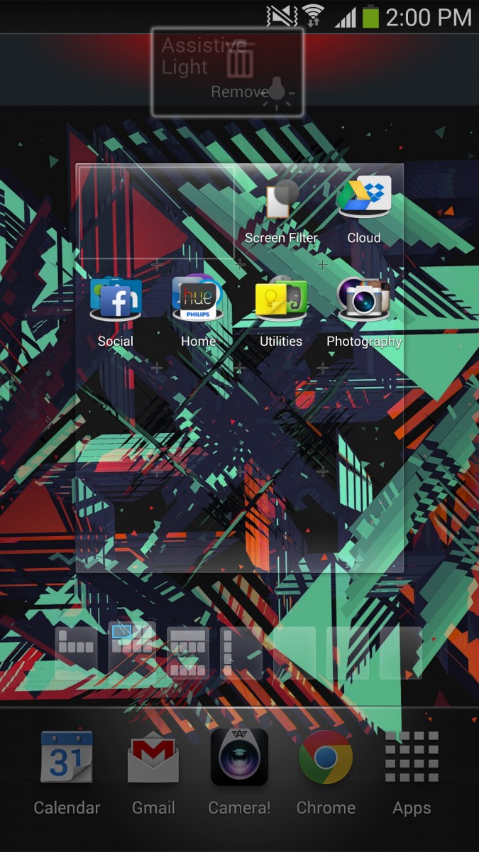 Removing Widgets From Samsung Galaxy S4 Home Screen - Abstract Hipster - HD Wallpaper 