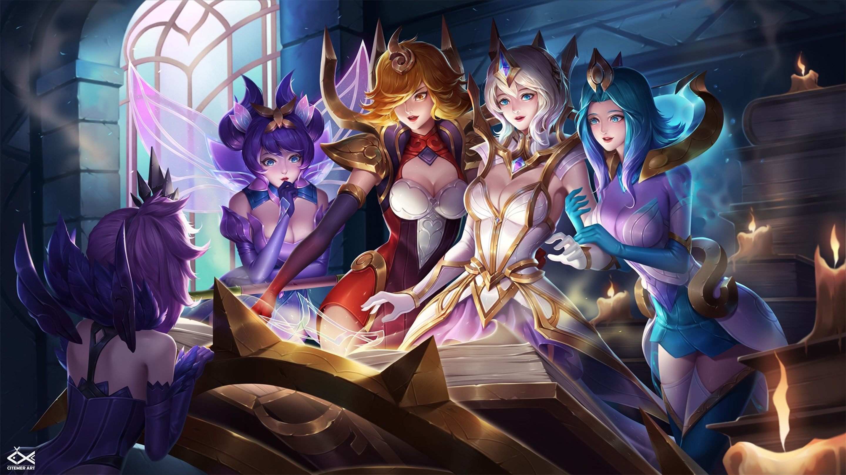 League Of Legends Lux Elementalista - HD Wallpaper 