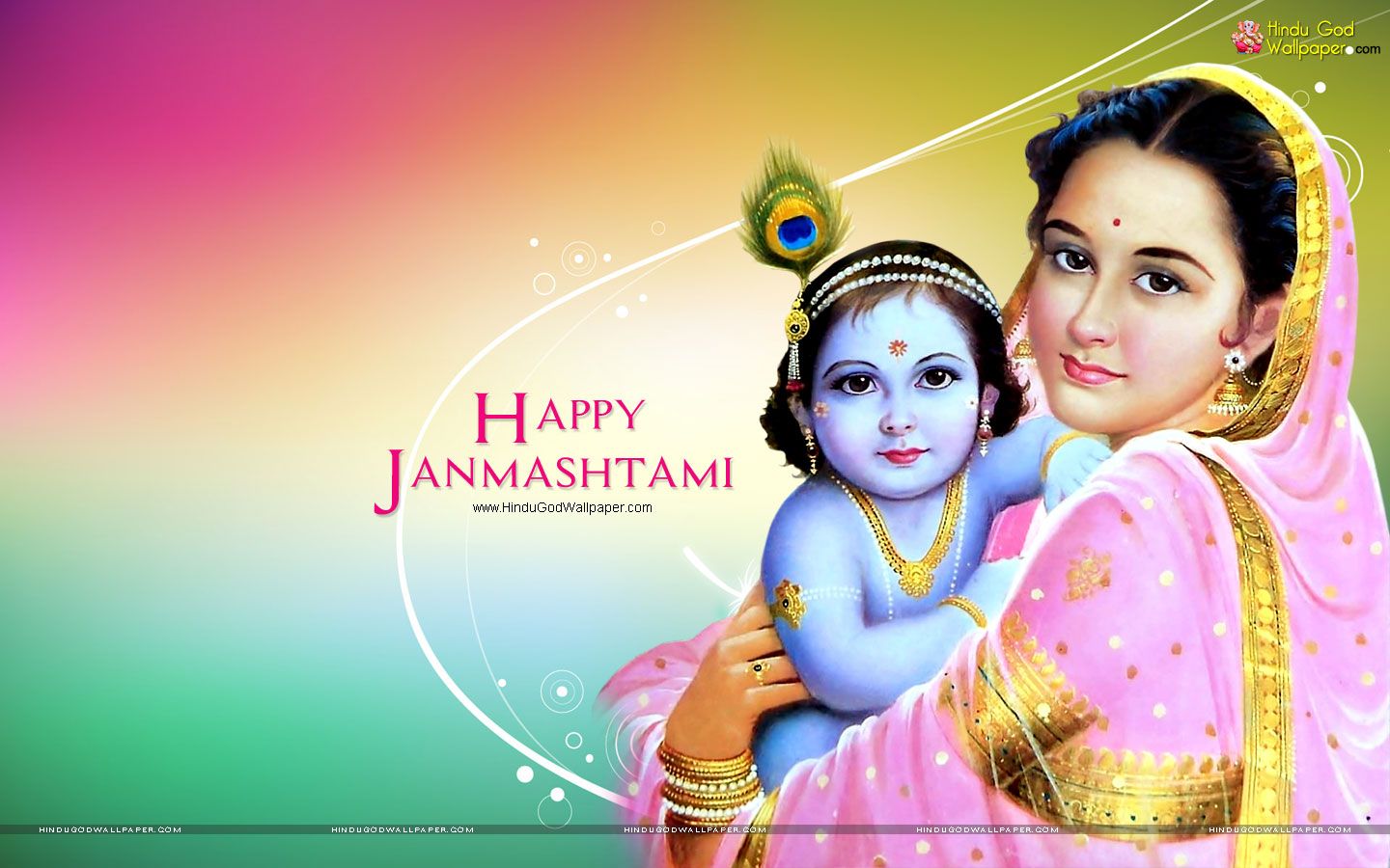 Krishna Janmashtami Images Hd - HD Wallpaper 