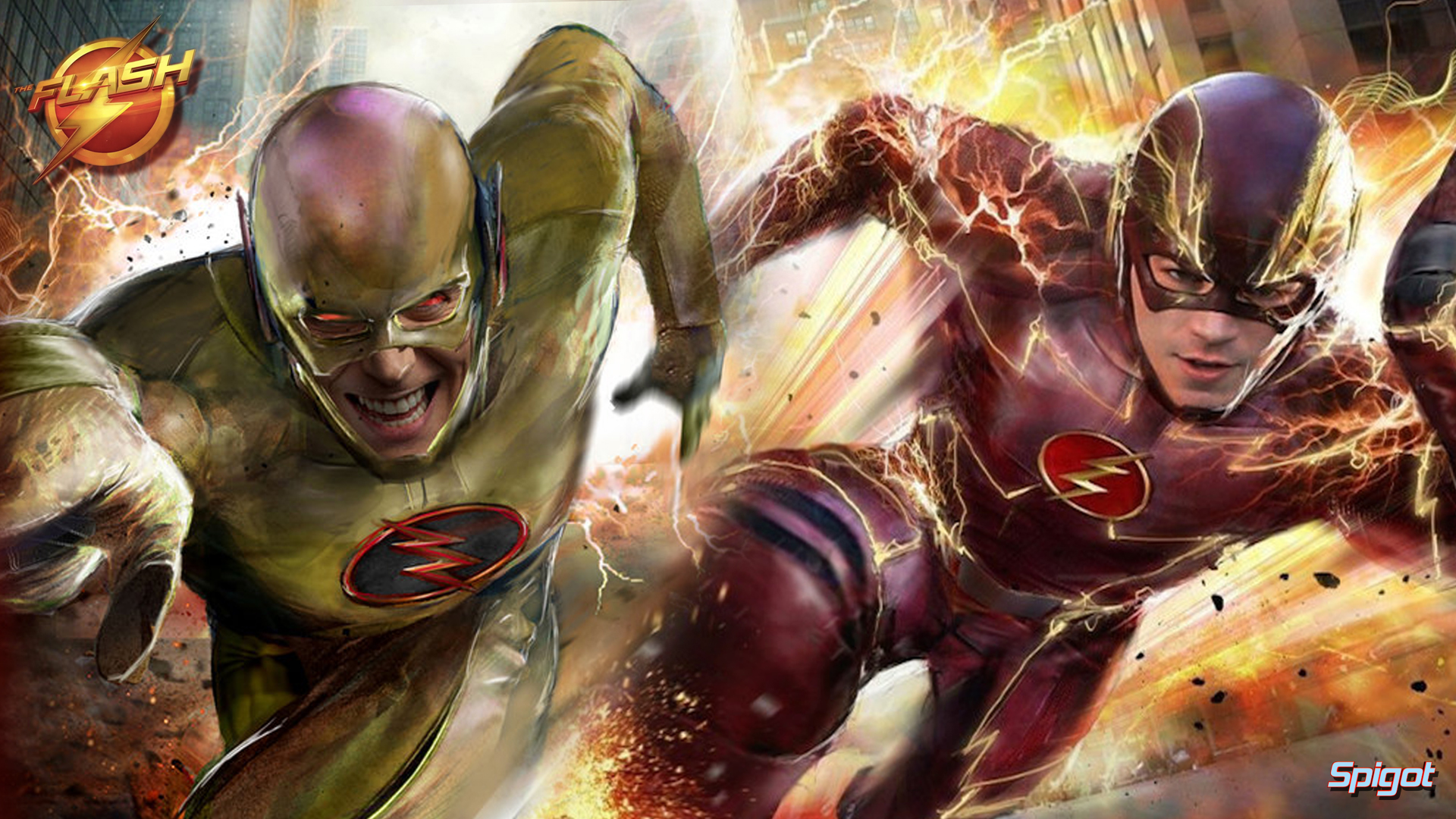 Flash And Reverse Flash Cw - HD Wallpaper 