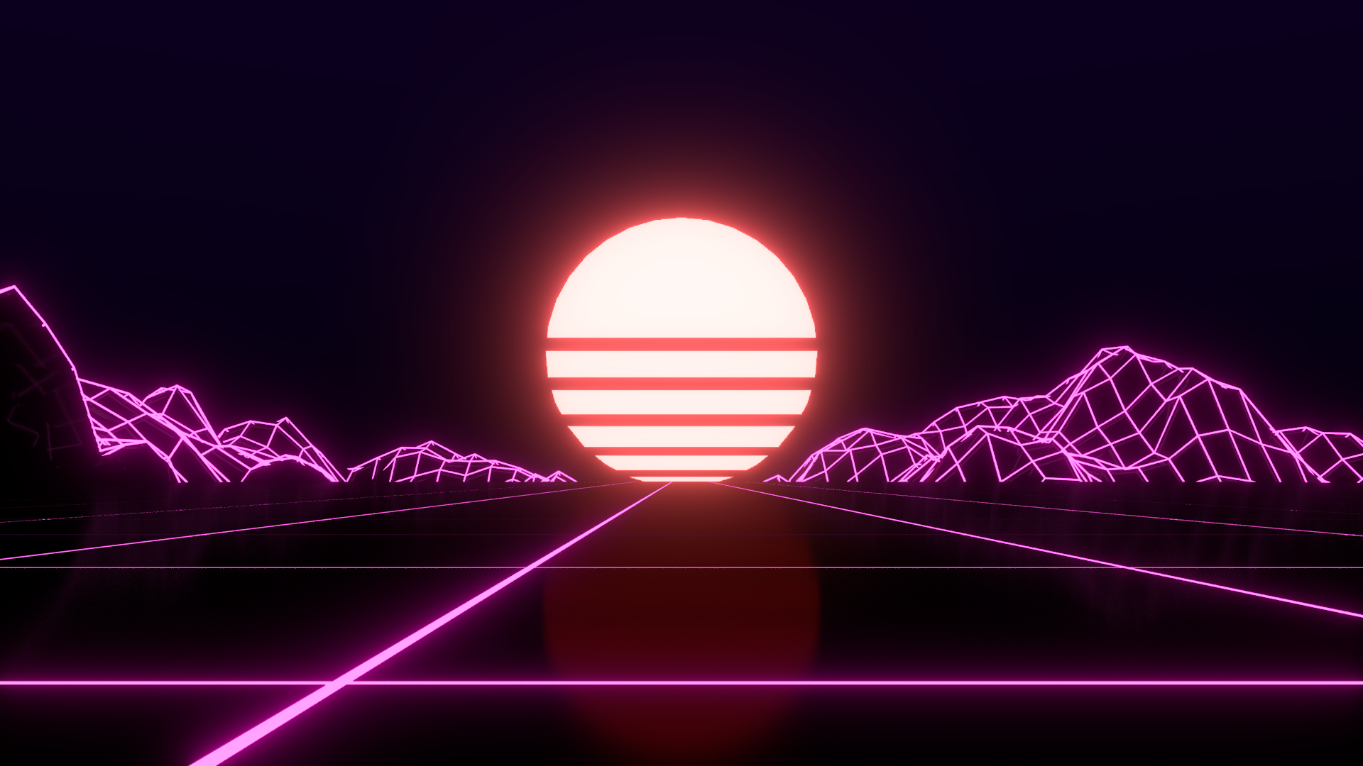 Retro Wave Wallpaper Hd 1920x1080 Wallpaper Teahub Io