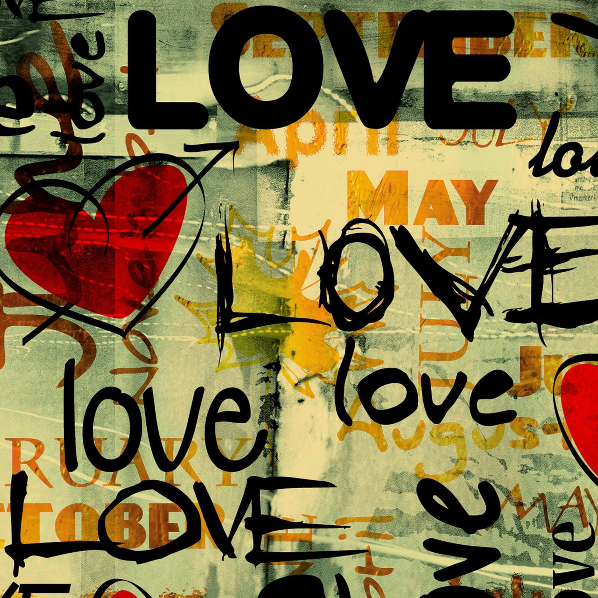 graffiti wallpaper i love you