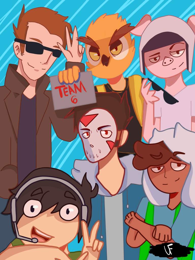 User Uploaded Image - Vanoss Team 6 Fanart - HD Wallpaper 