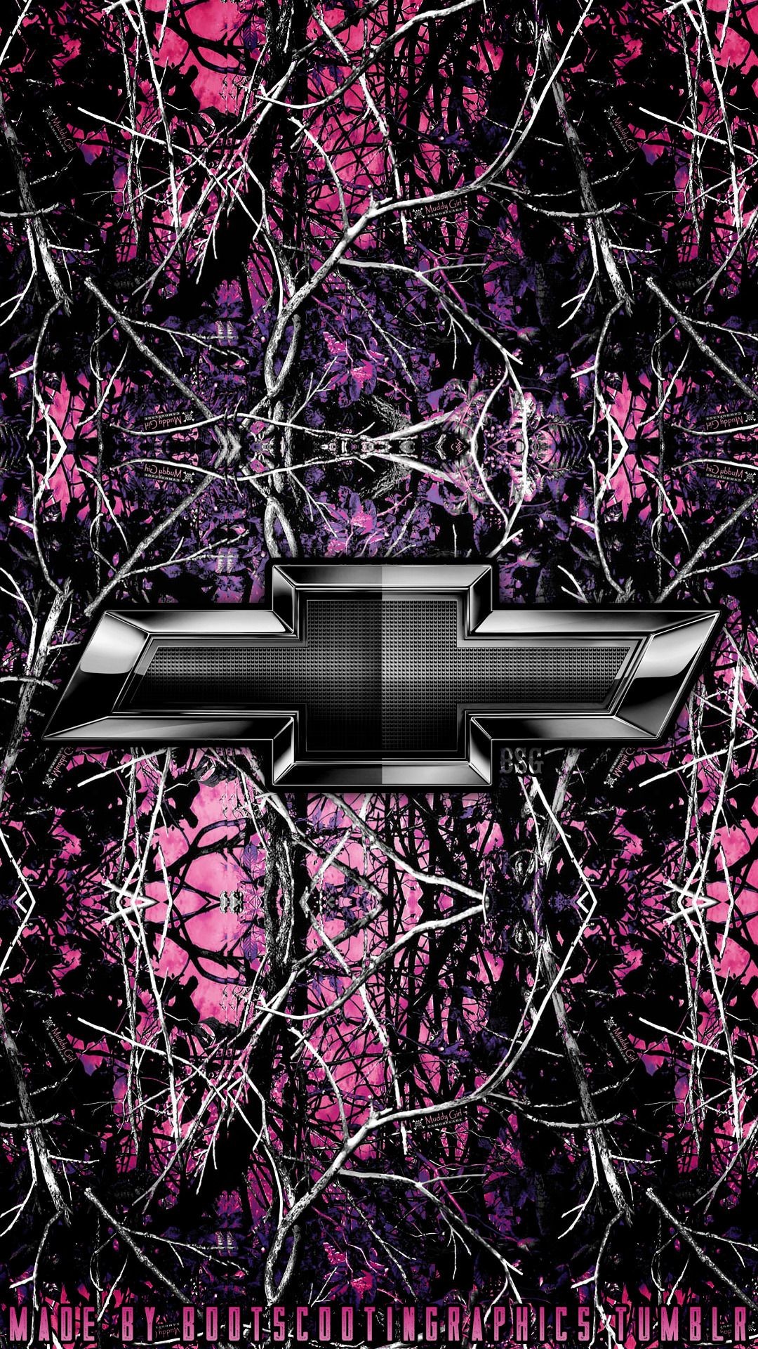 1080x1920, Boot Scootin - Pink Camo Chevy Background - HD Wallpaper 