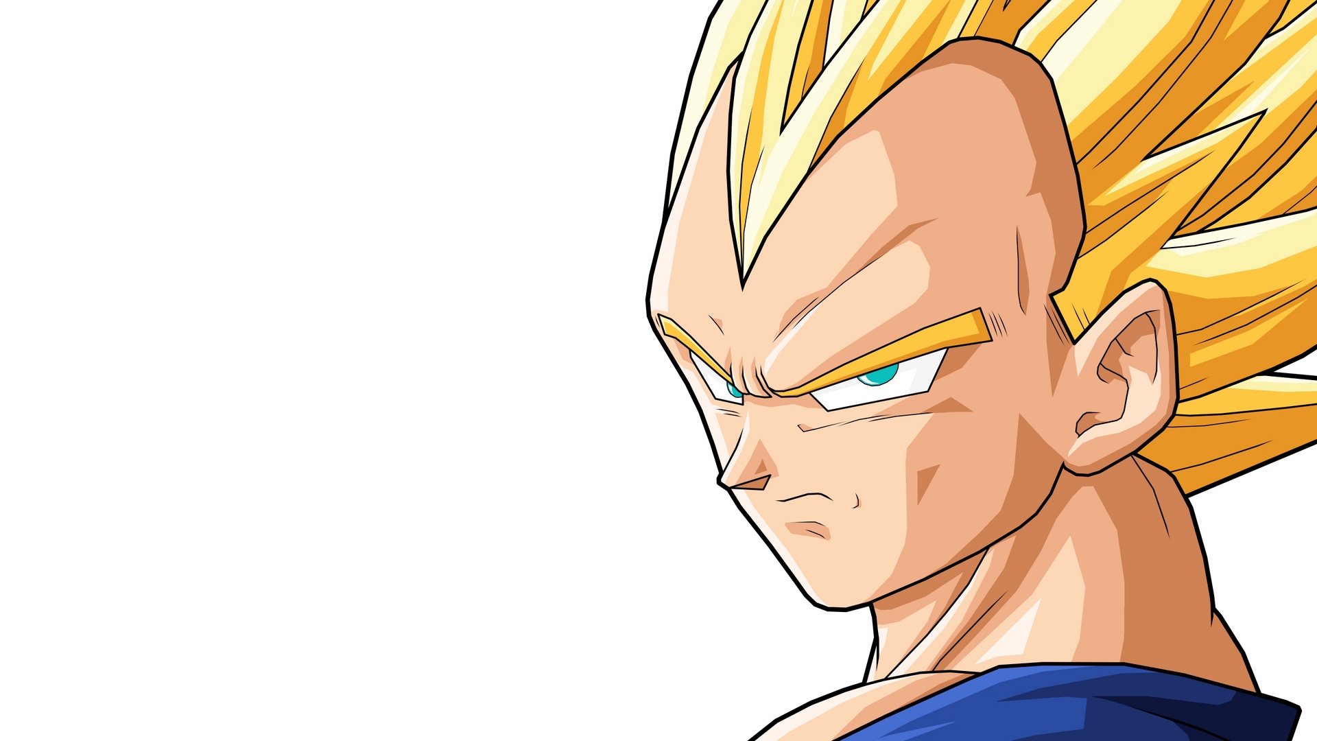 Wallpaper Vegeta, Boy, Blond, Serious - Vegeta E Majin Buu - HD Wallpaper 