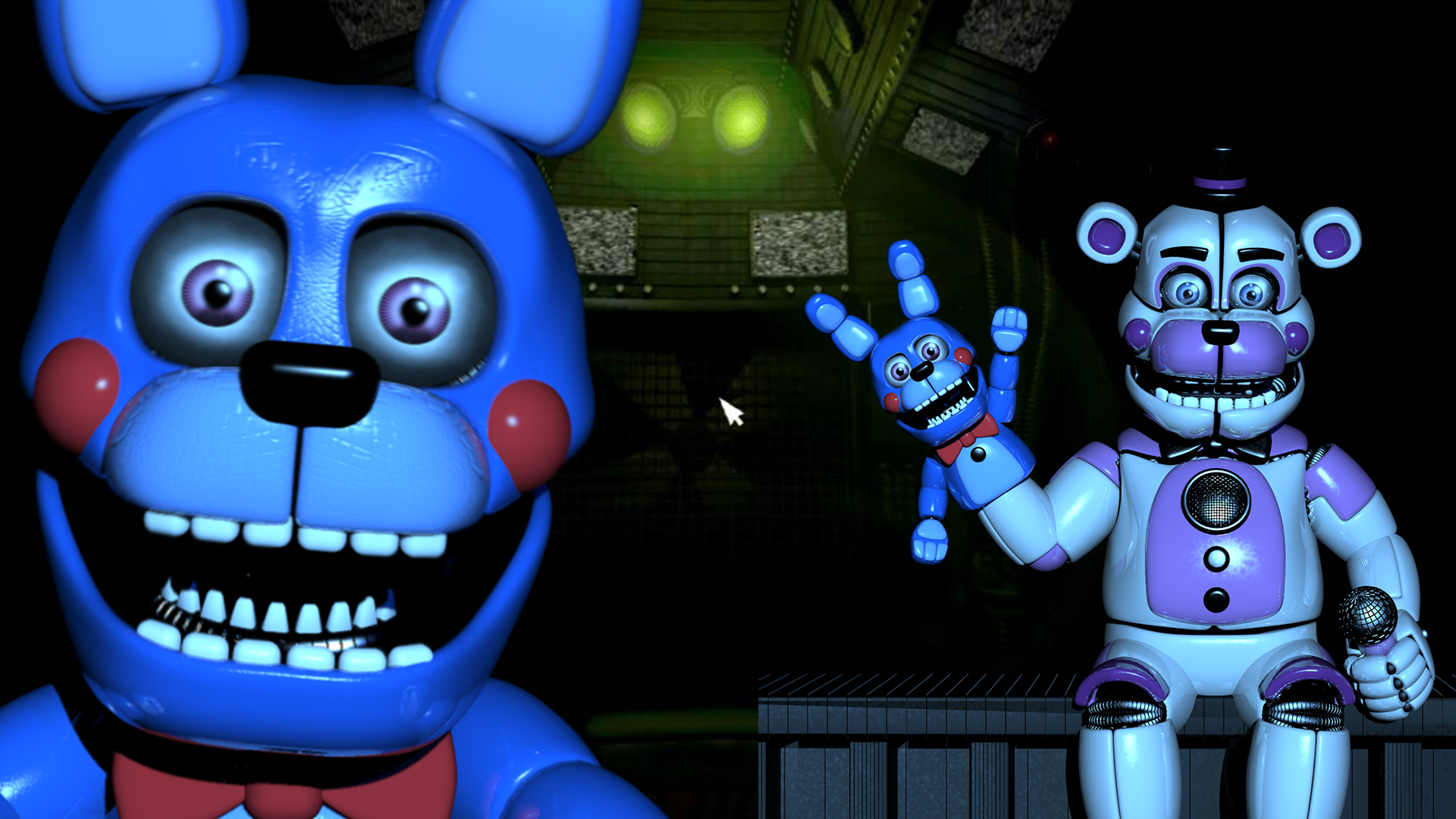 Funtime Freddy In A Breaker Room - HD Wallpaper 