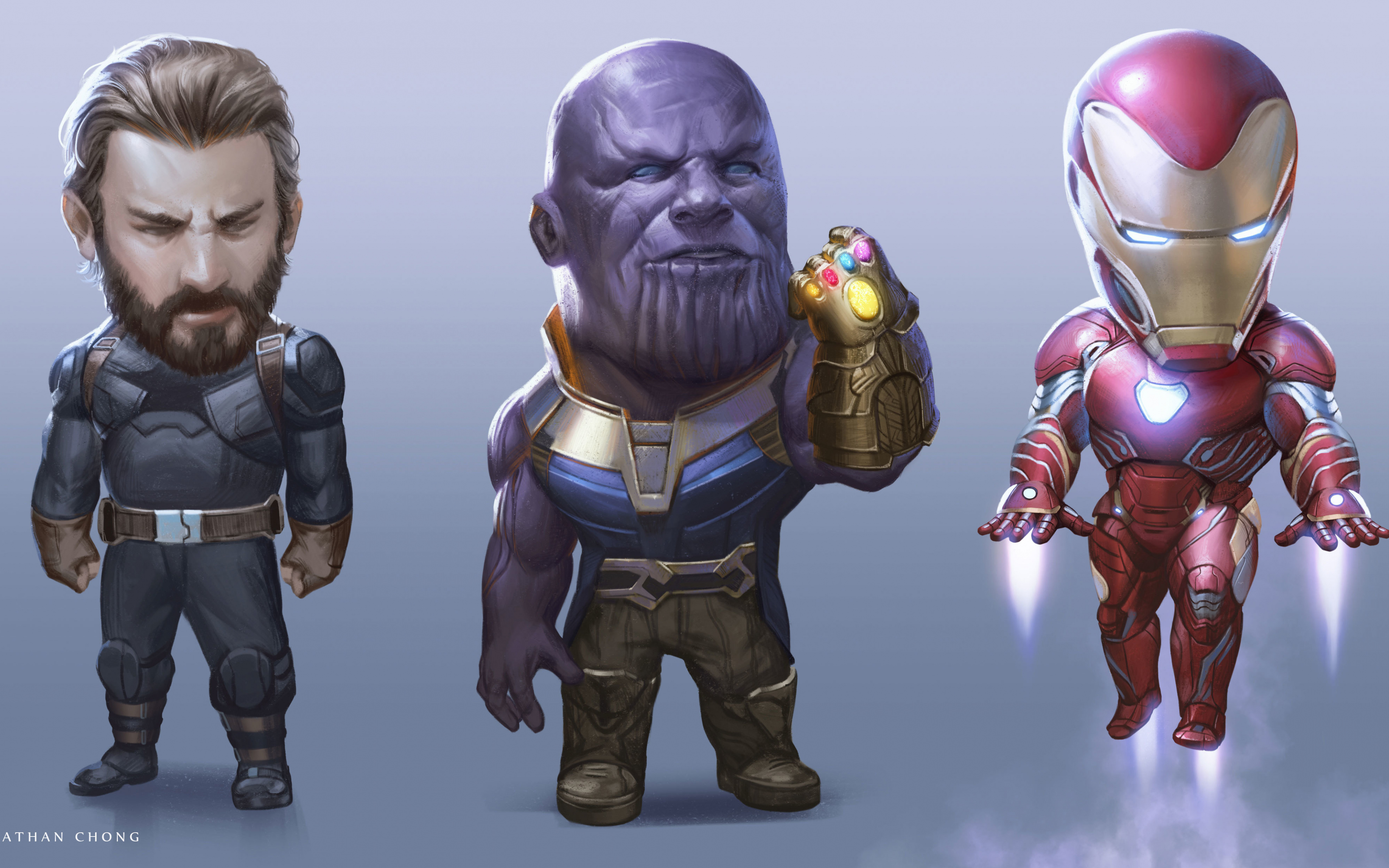 Captain America, Thanos, Iron Man, Avengers - Avengers Iron Man Wallpaper 4k - HD Wallpaper 