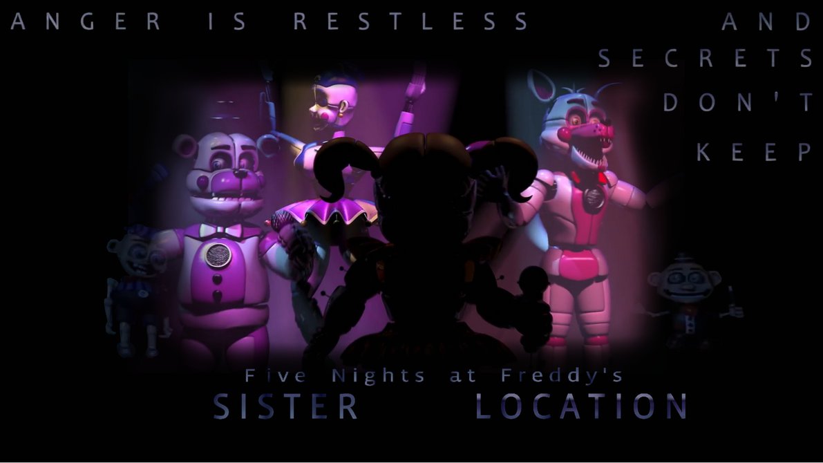 5 Nights At Freddy's Sister Location Gif - HD Wallpaper 