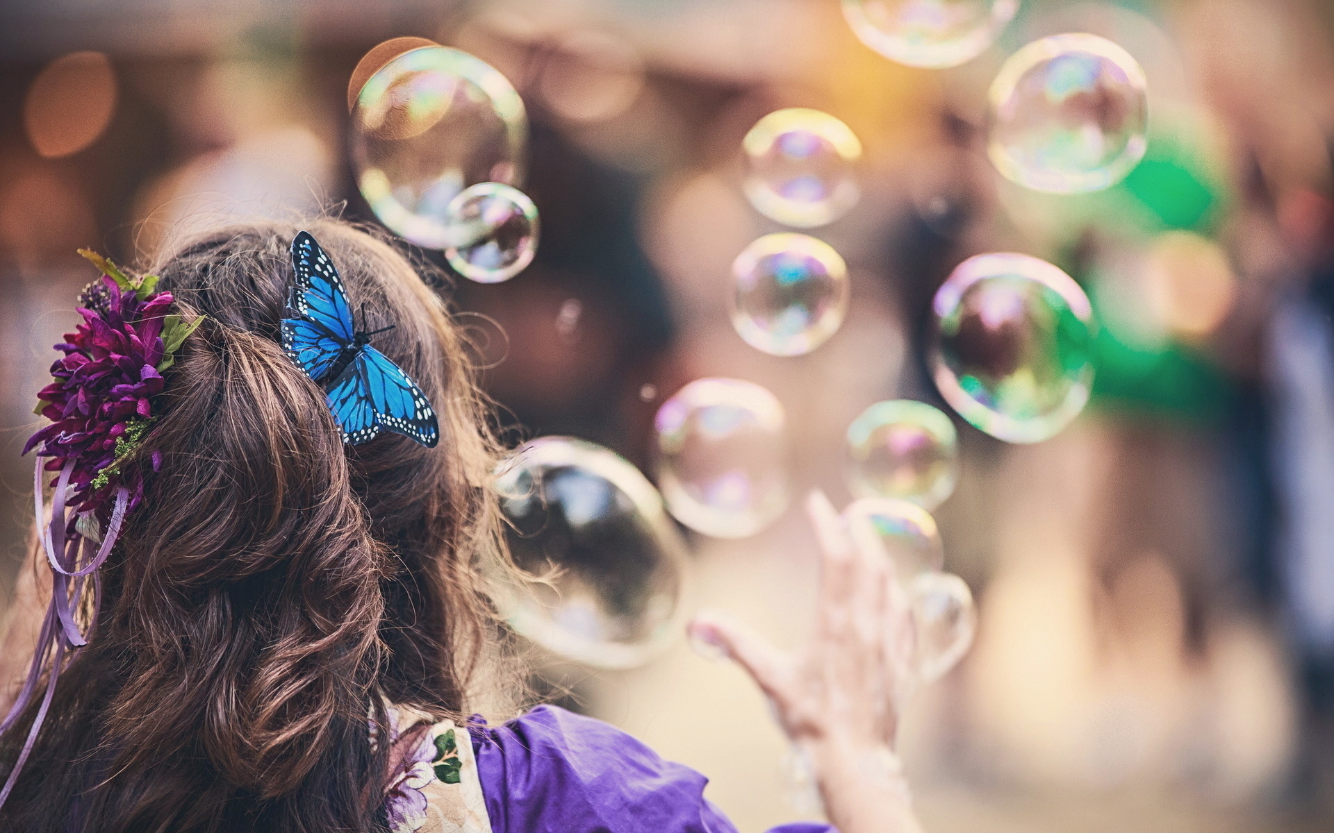 Soap Bubbles Wallpaper Hd - HD Wallpaper 