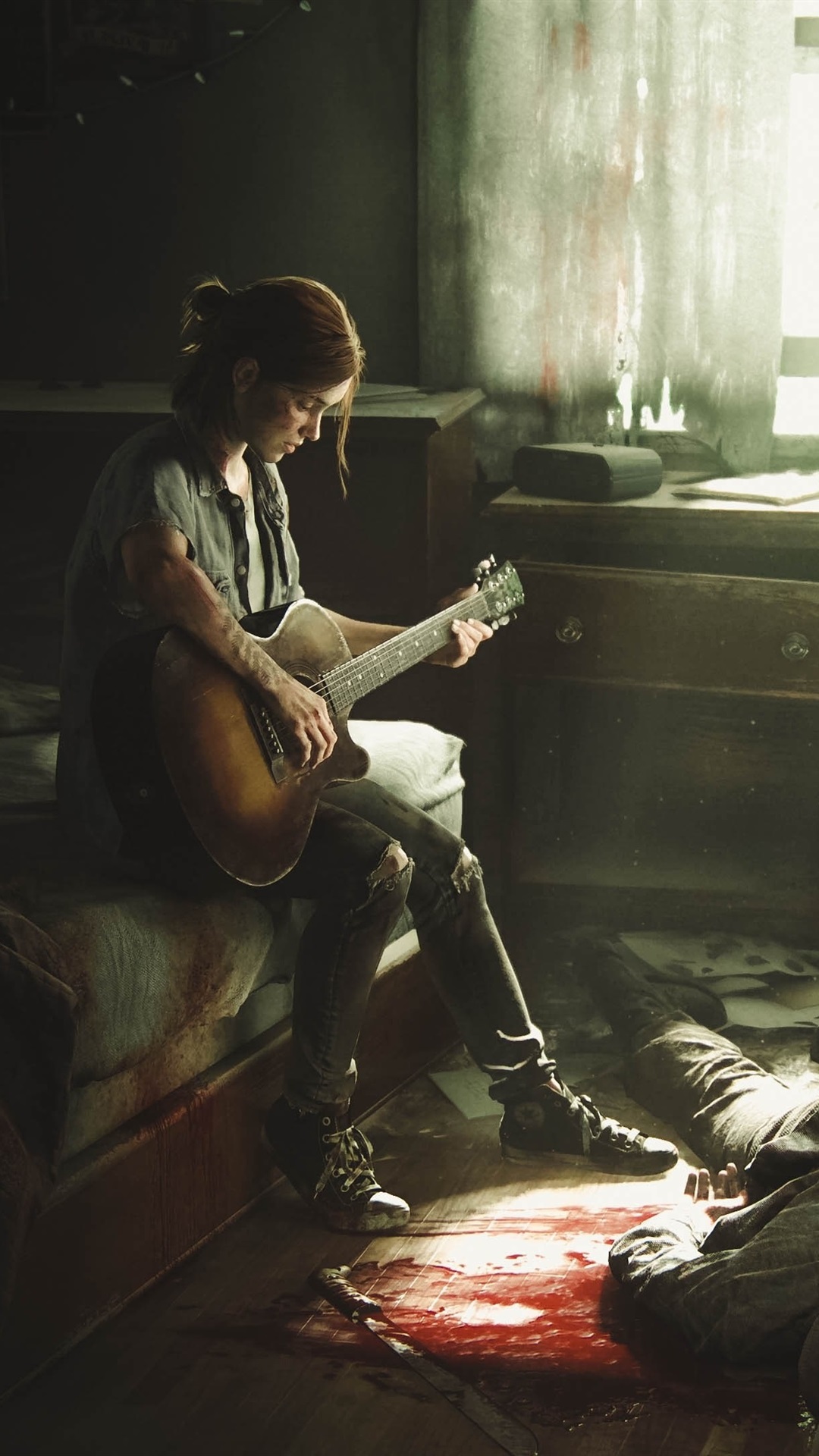 Iphone Wallpaper The Last Of Us, Part Ii, Girl, Guitar - Last Of Us 2 Iphone - HD Wallpaper 