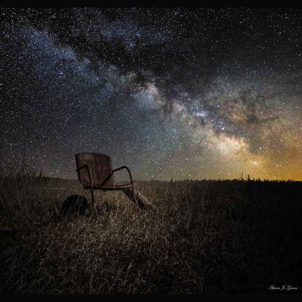 Redneck Planetarium By Aaron J - Black Hills At Night - HD Wallpaper 