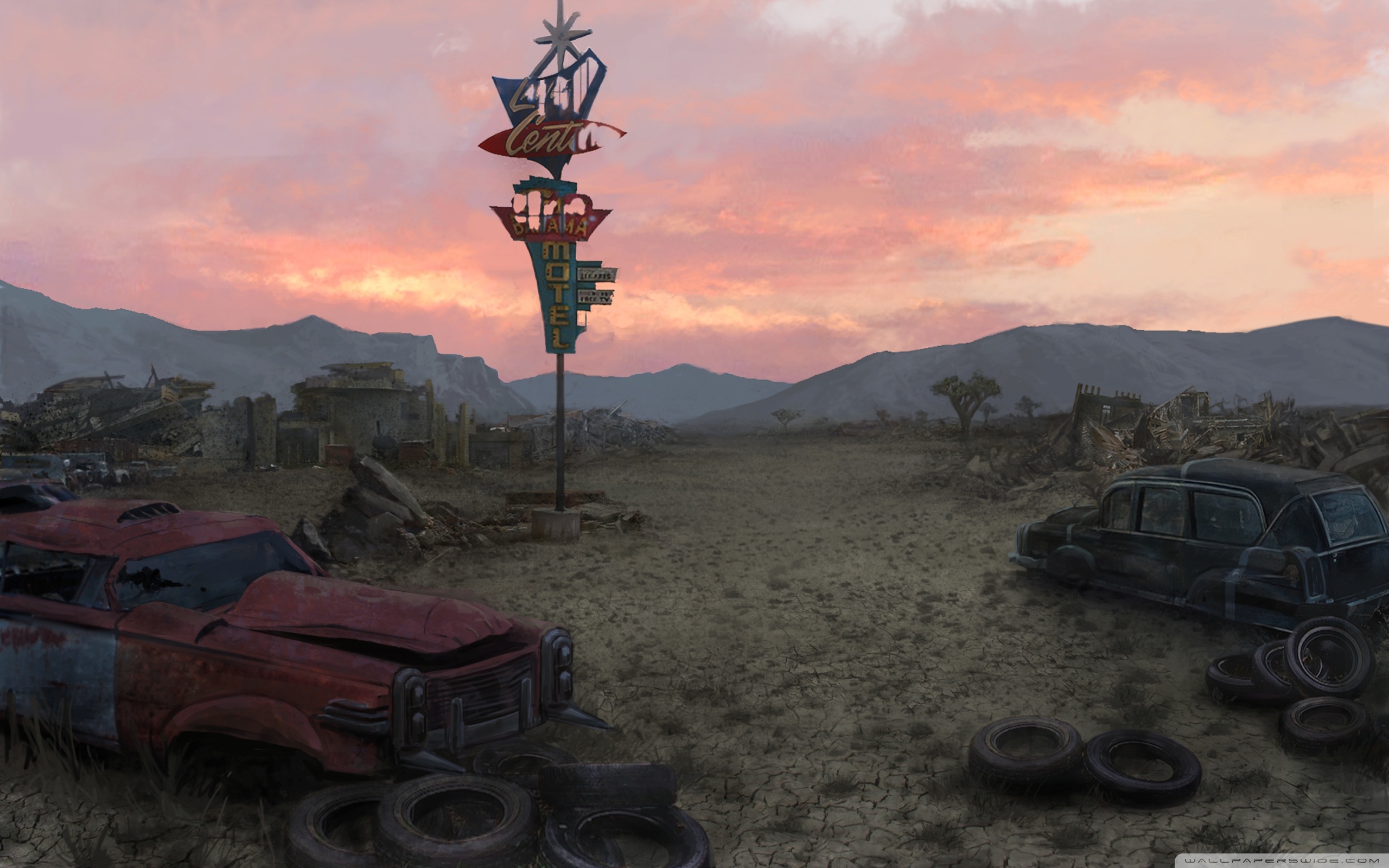Fallout New Vegas Concept Art - HD Wallpaper 