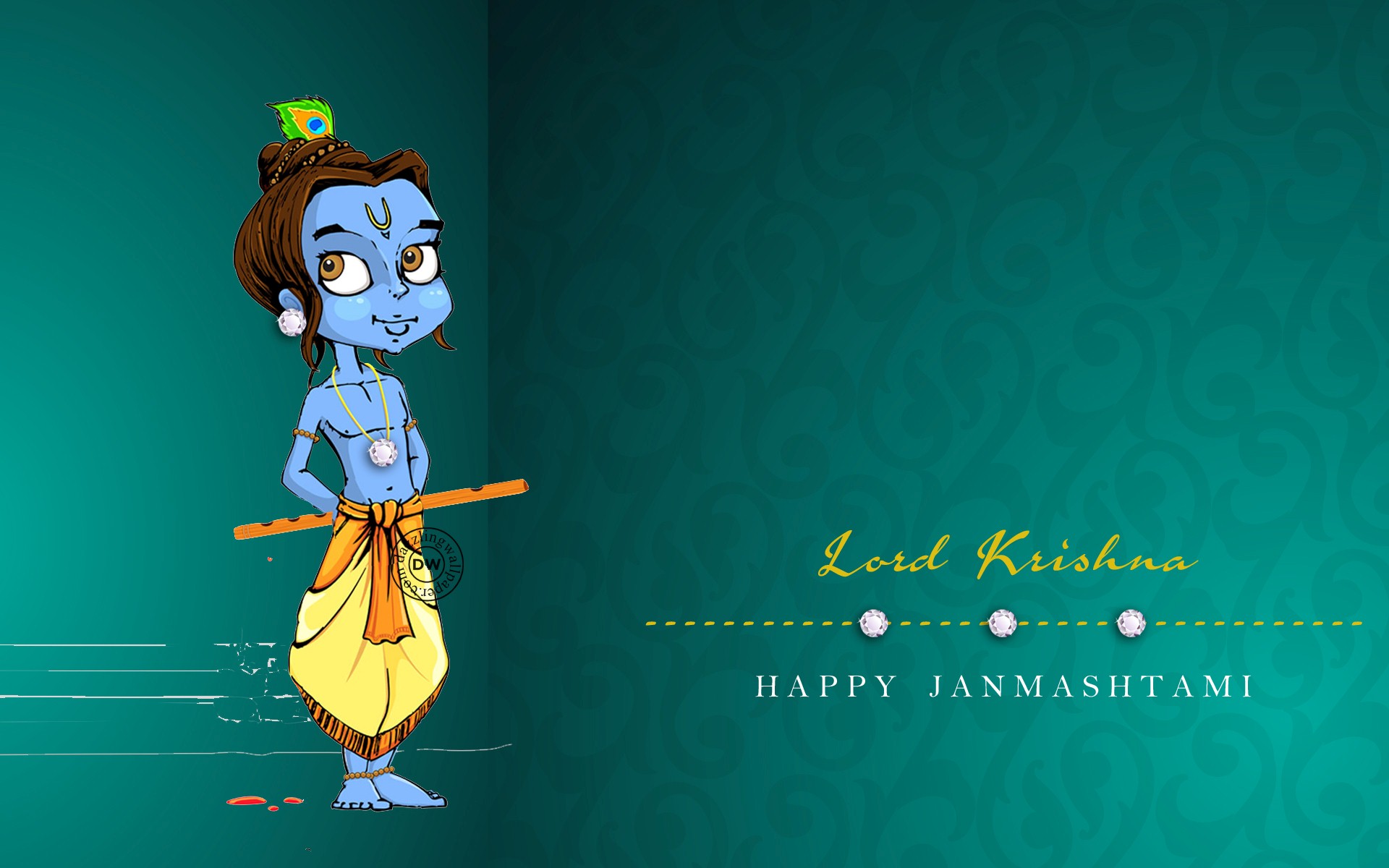 Lord Krishna Janmashtami Hd Wallpaper - 1080p Happy Janmashtami Images Hd - HD Wallpaper 