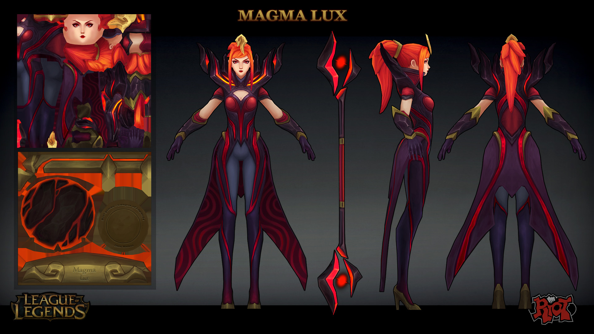 League Of Legends Lux Magma - HD Wallpaper 