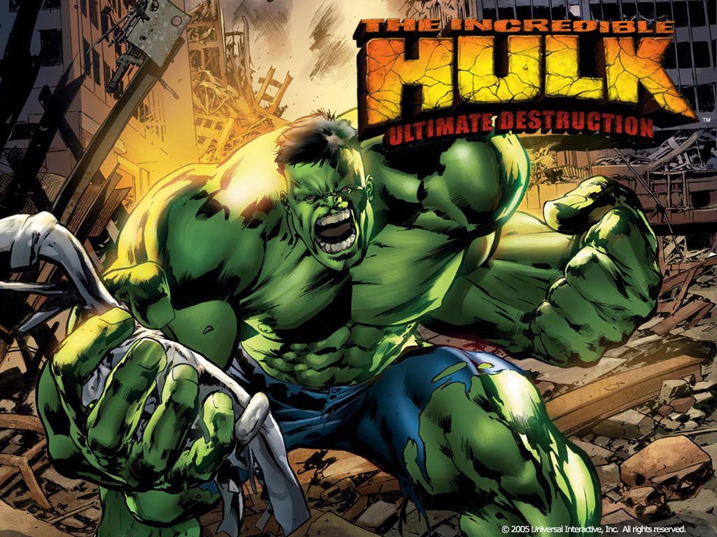 Hulk Wallpaper - Incredible Hulk Ultimate Destruction - HD Wallpaper 