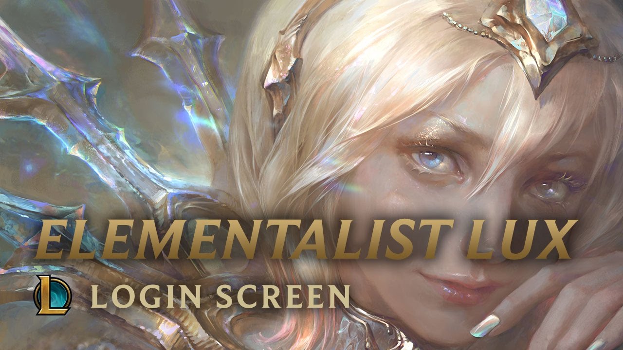 Elementalist Lux Login Screen - HD Wallpaper 