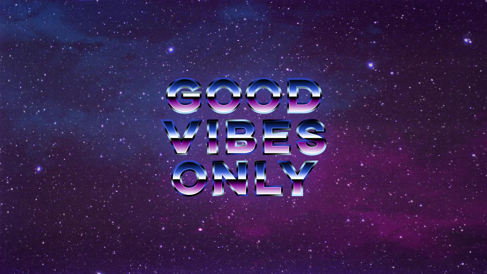 1920x1080, Good Vibes Only 80 S Style Wallpaper By - Good Vibes Only - HD Wallpaper 