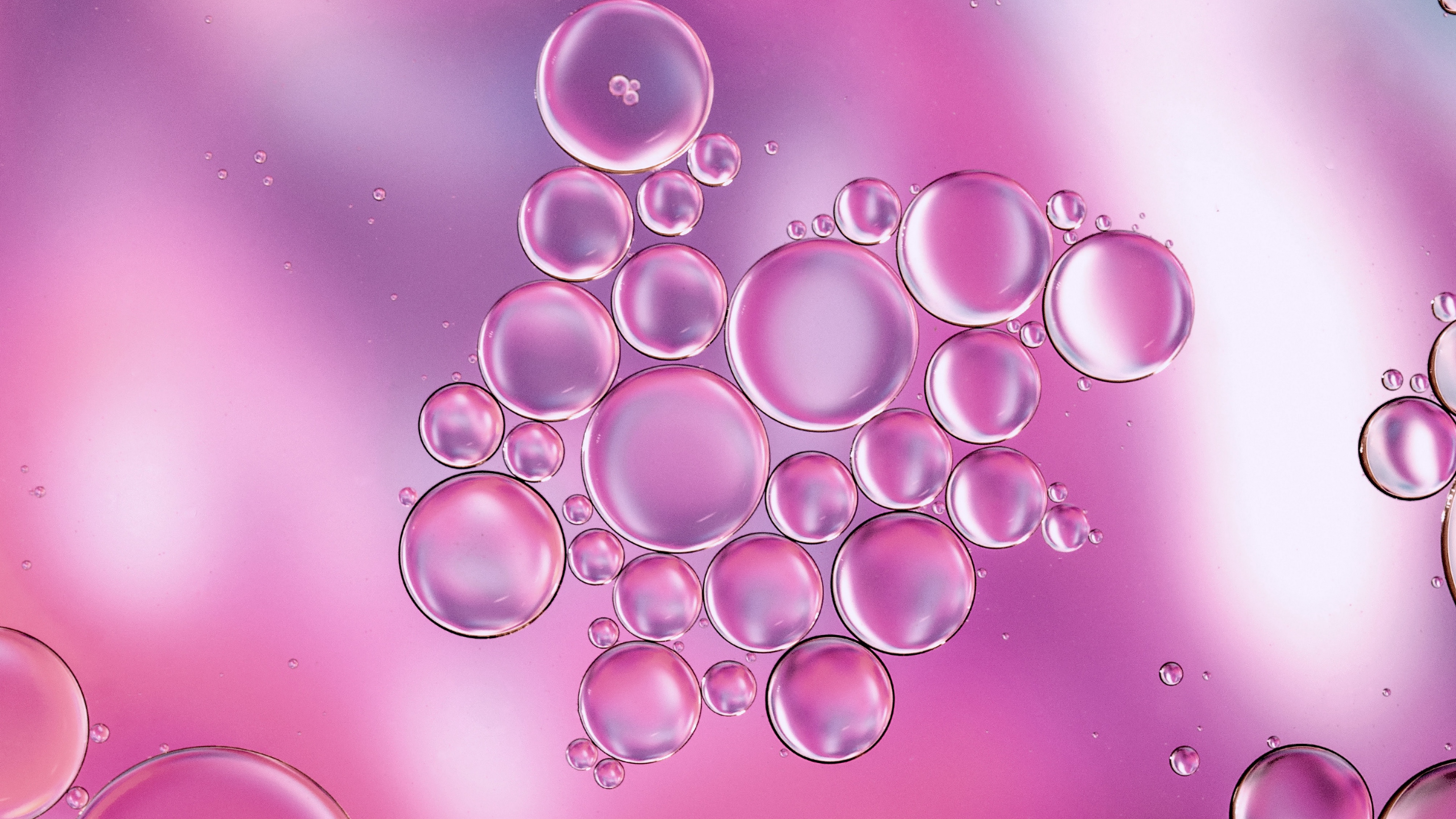 Wallpaper Bubbles, Liquid, Macro, Transparent - Bubbles Wallpaper Hd Pink - HD Wallpaper 