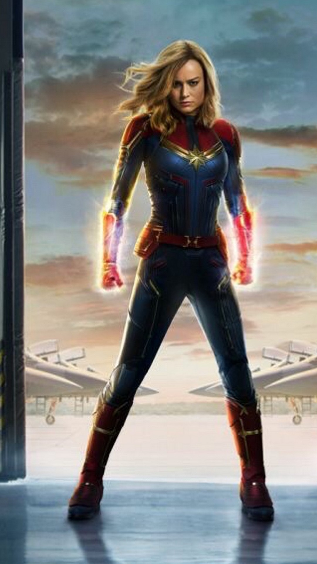 Captain Marvel 2019 Poster Hd With High-resolution - Avengers Endgame Captain Marvel - HD Wallpaper 