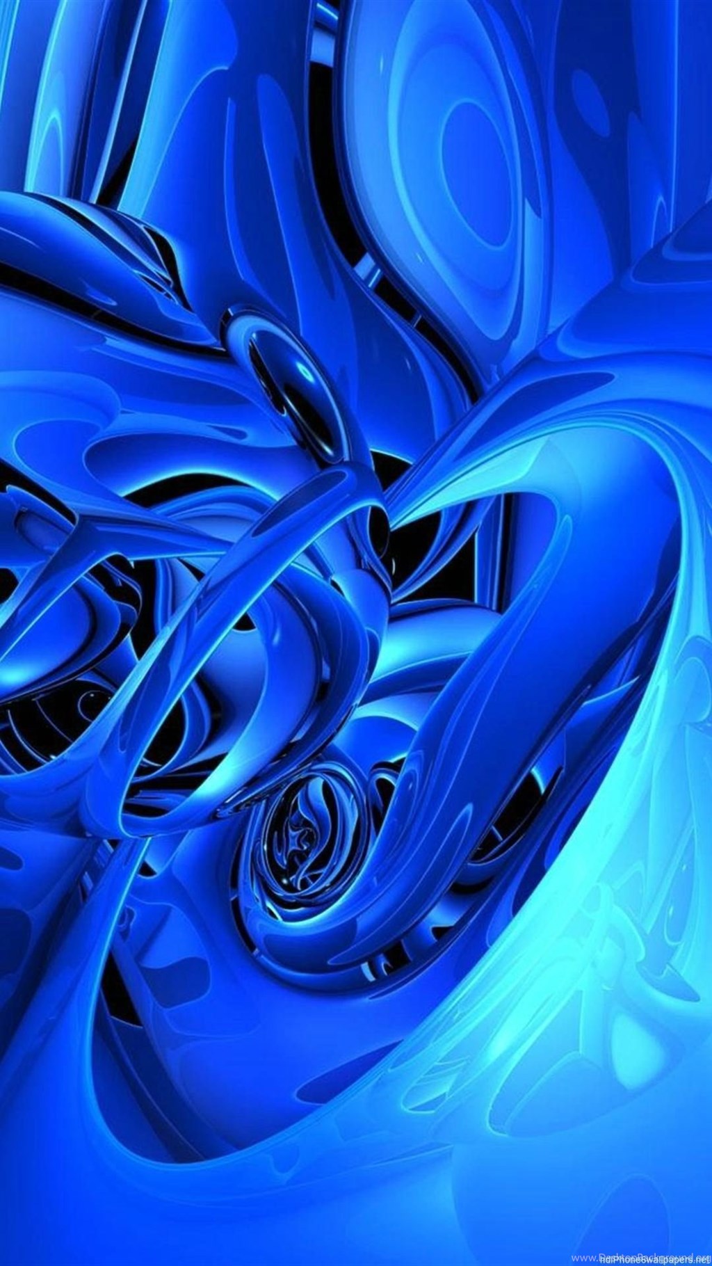 3d Abstract Iphone 6 Wallpapers Hd And 1080p 6 Plus - 3d Blue Wallpaper Iphone - HD Wallpaper 