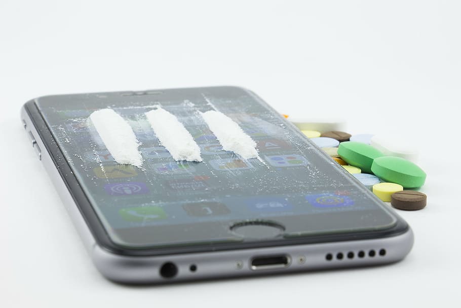 Space Gray Iphone 6, Drugs, Cocaine, Heroin, Powder, - Iphone Drugs - HD Wallpaper 