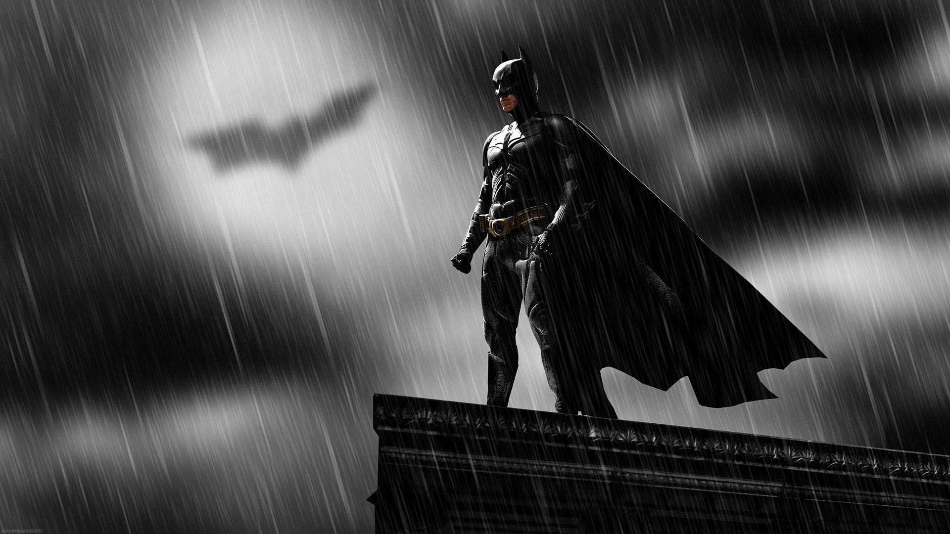 Download Full Hd 1080p Superhero Computer Wallpaper - Batman Best - HD Wallpaper 