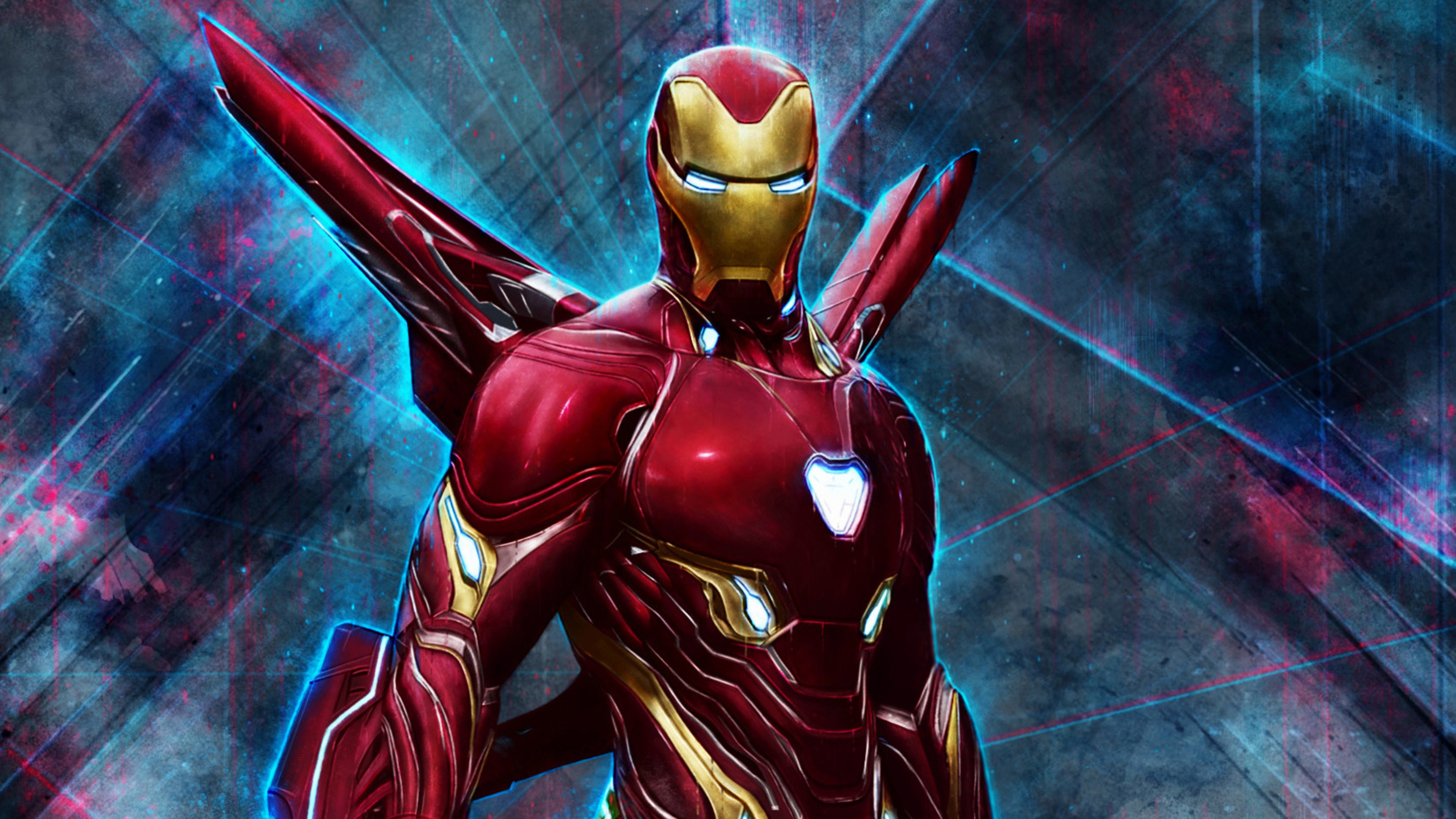 4k Pic Of Superhero Iron Man - Iron Man Endgame Suit - HD Wallpaper 