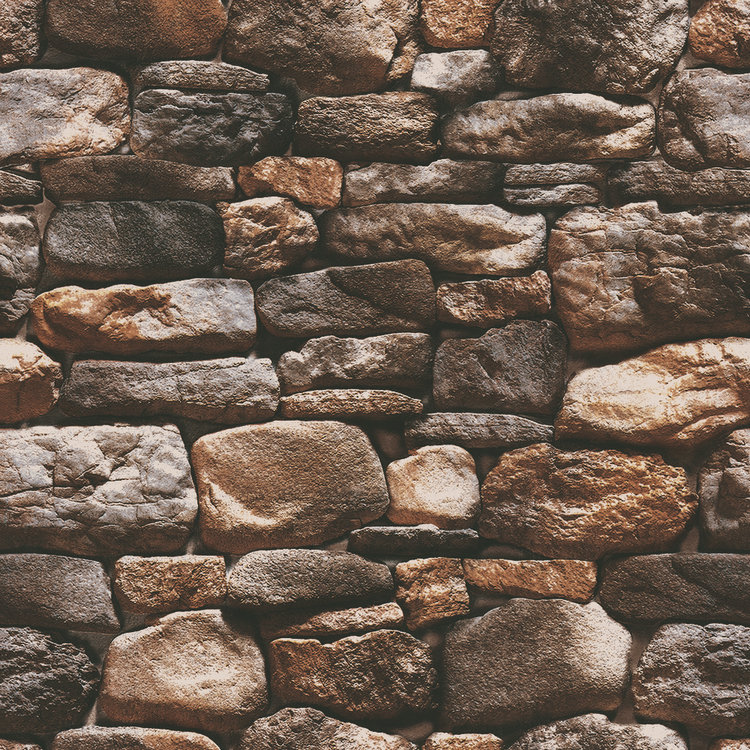 Ck0604 3d Stone Wall Paper - Wall Paper Coffee Color - HD Wallpaper 