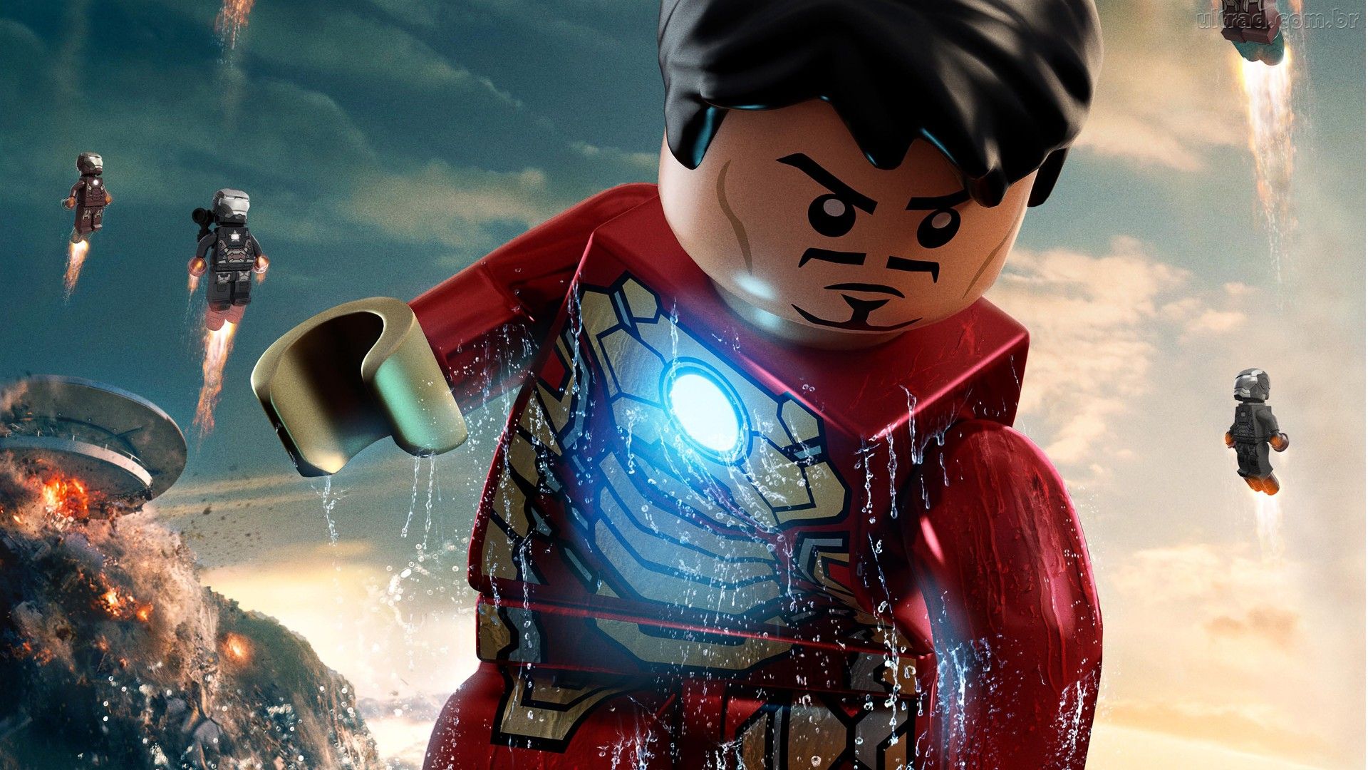 Lego Marvel Super Heroes Wallpaper - Lego Marvel Wallpaper Hd - HD Wallpaper 