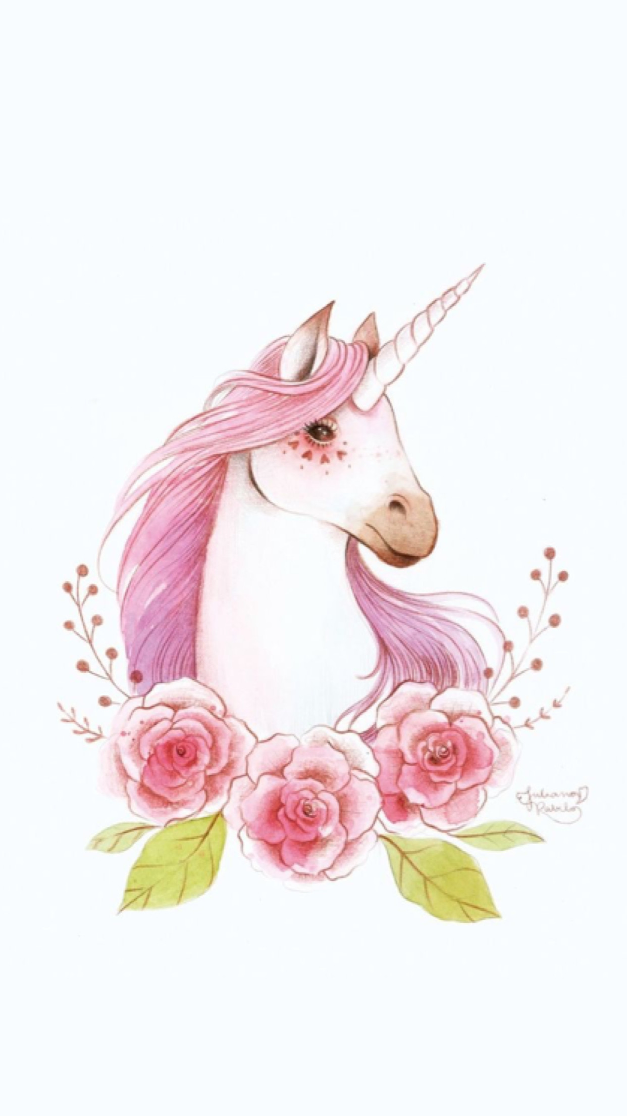 1242x2208, Cellphone Wallpaper, Mobile Wallpaper, Unicorn - Pink Unicorn - HD Wallpaper 