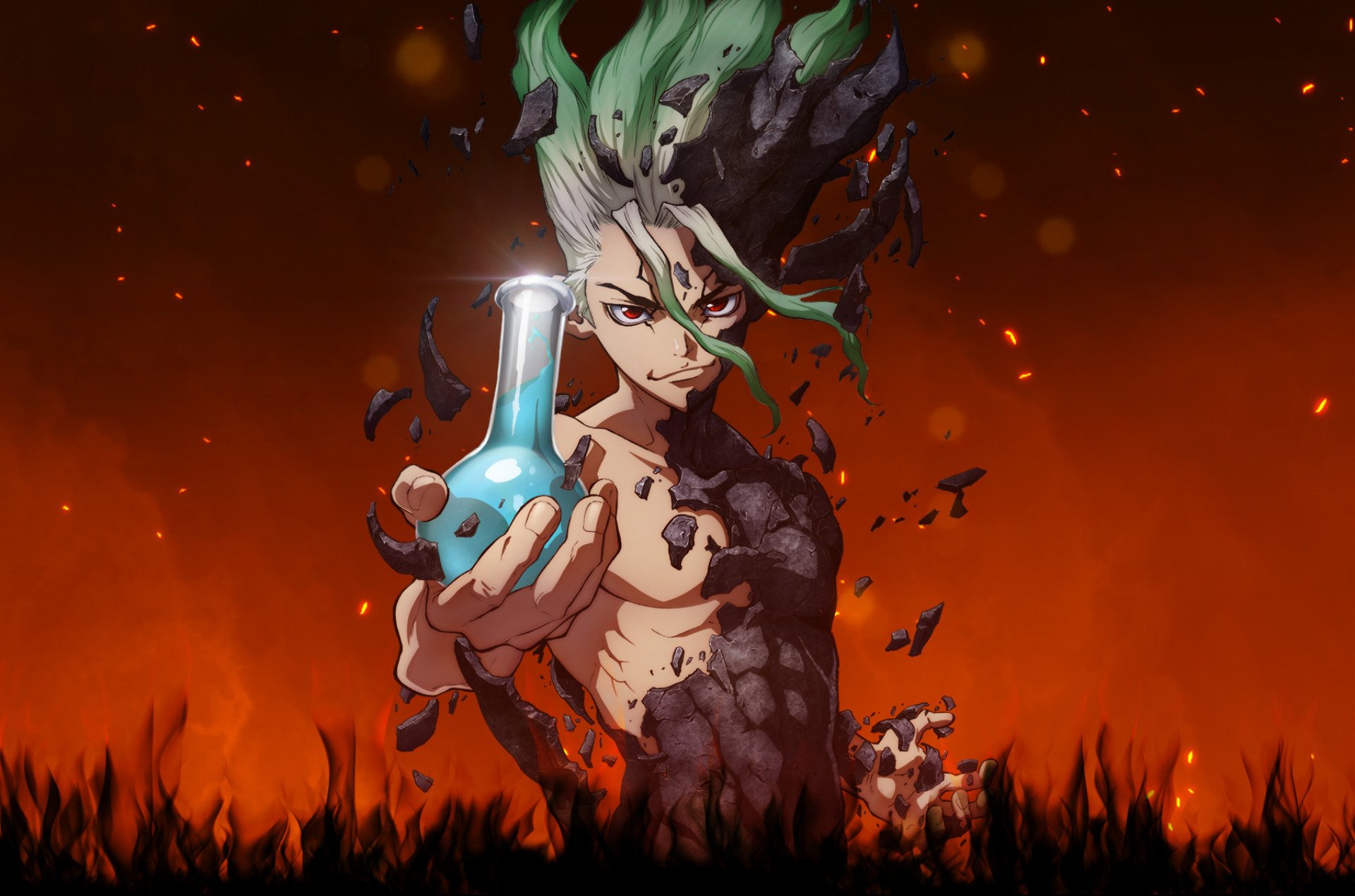 Dr Stone Anime - HD Wallpaper 