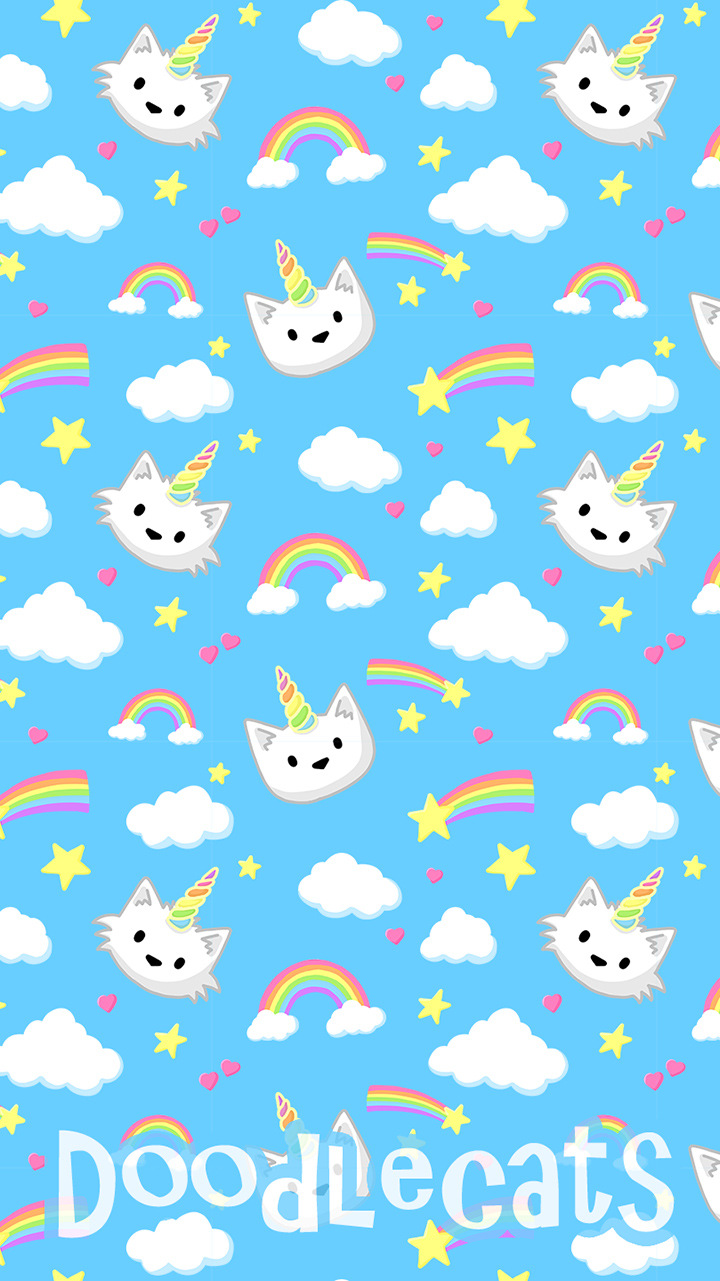 Kitty Unicorn - HD Wallpaper 