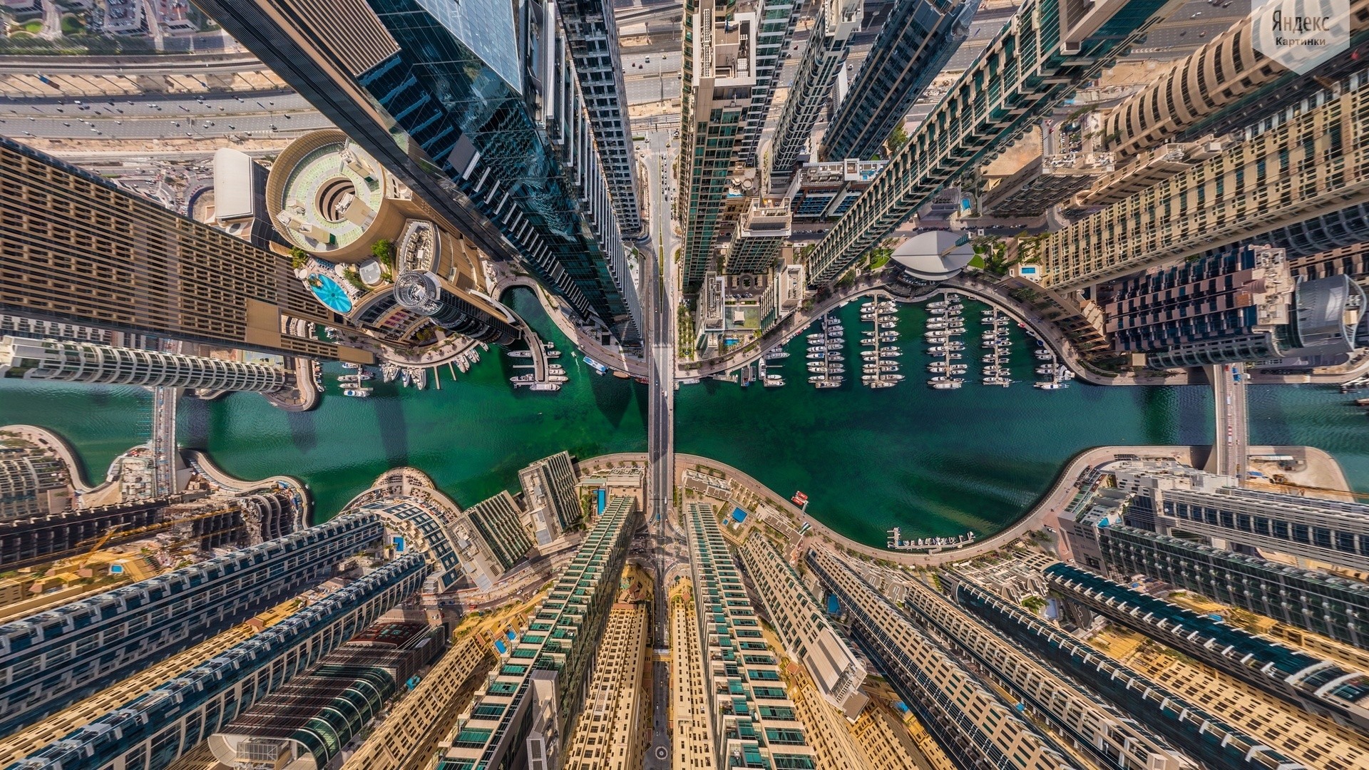 Dubai Wallpaper - City From The Sky - HD Wallpaper 