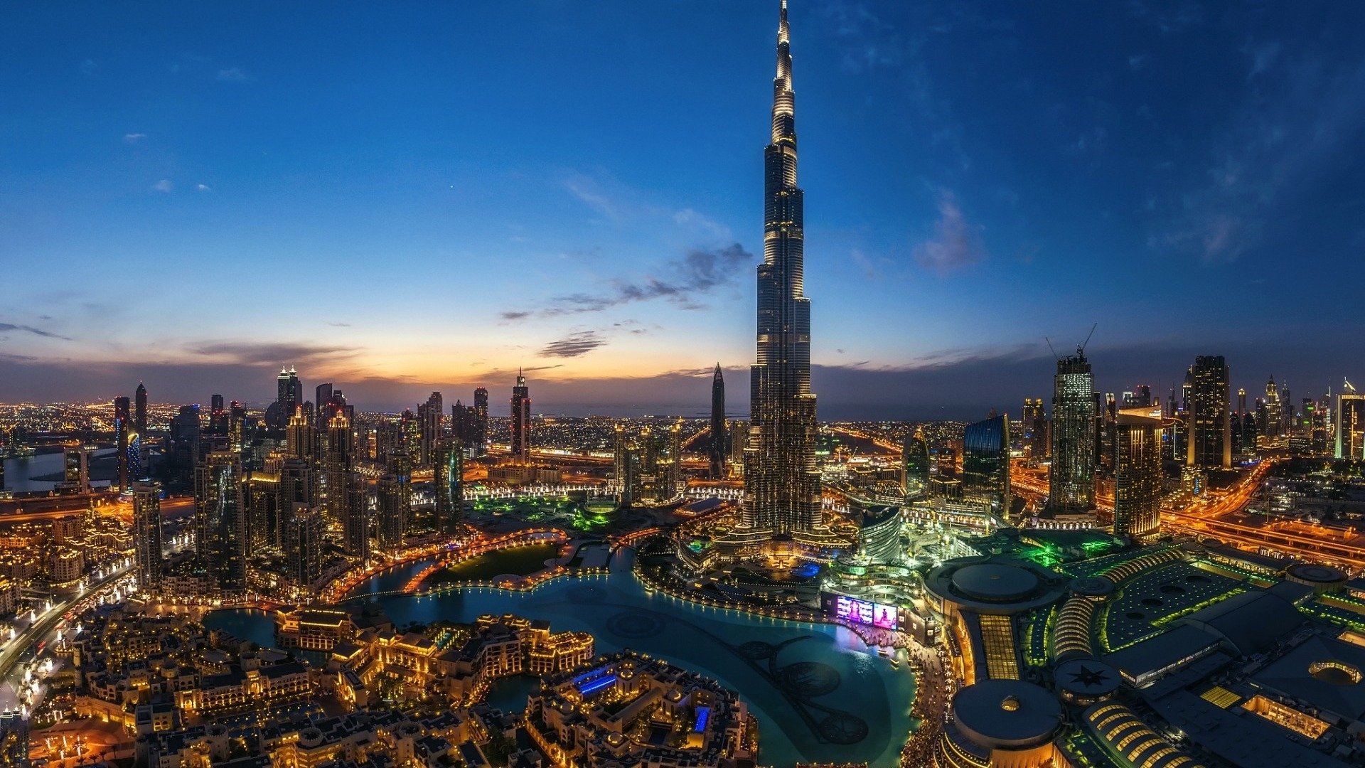 Night Lights In Dubai Wallpaper Dubai Night Wallpaper 4k 19x1080 Wallpaper Teahub Io