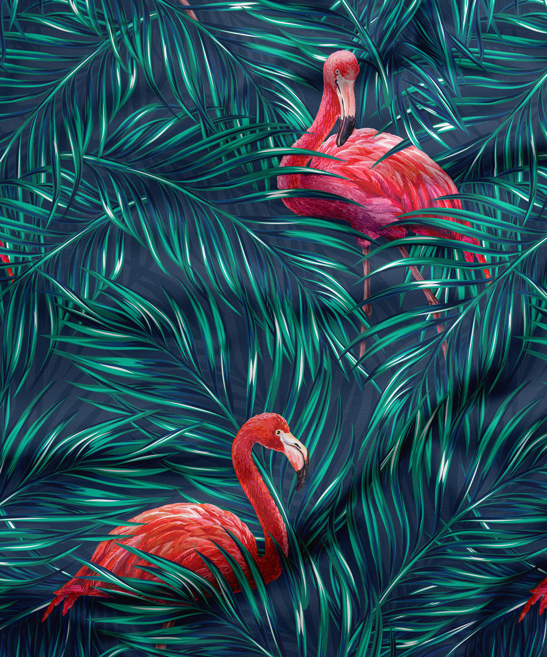 Tropical Wallpaper Flamingo - HD Wallpaper 
