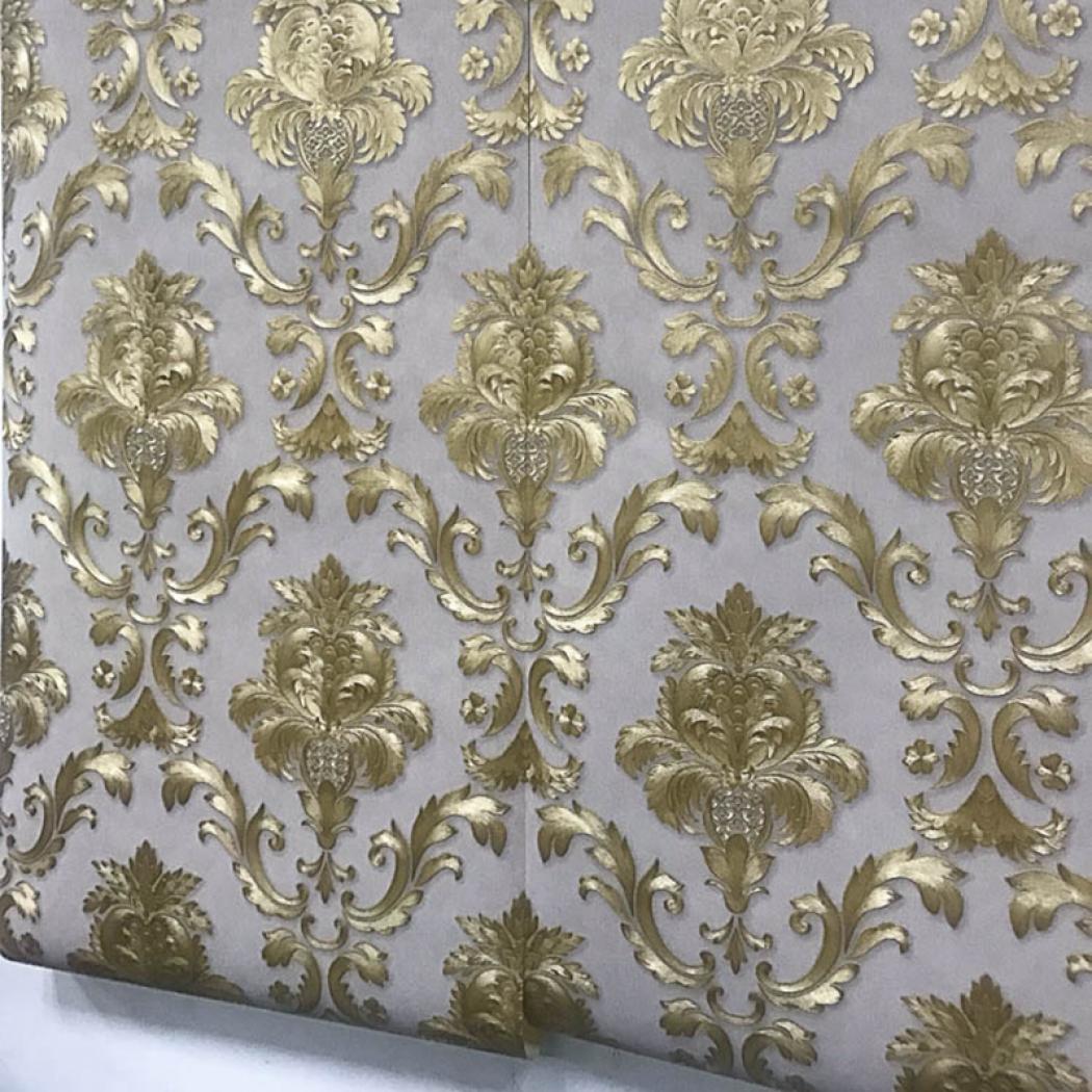 ซื้อที่ไหน European Style Gilt Luxury Large Floral - Ali Express Wallpaper Emas - HD Wallpaper 