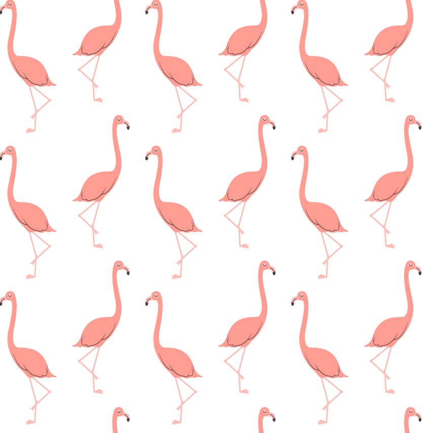 Flamingo Removable Wallpaper Tiles - Goose - HD Wallpaper 