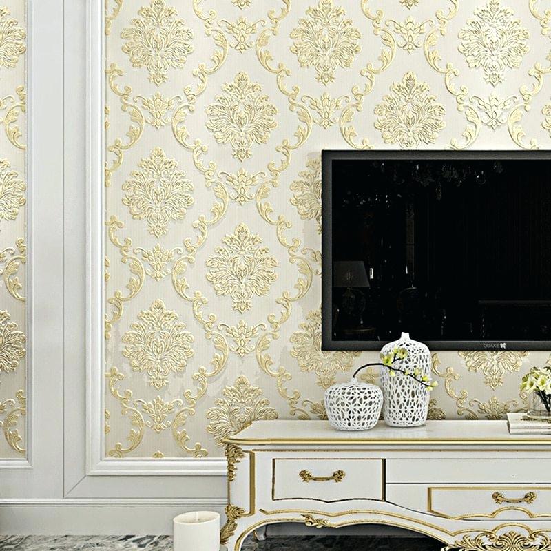 Wall Wallpaper For Living Room - HD Wallpaper 