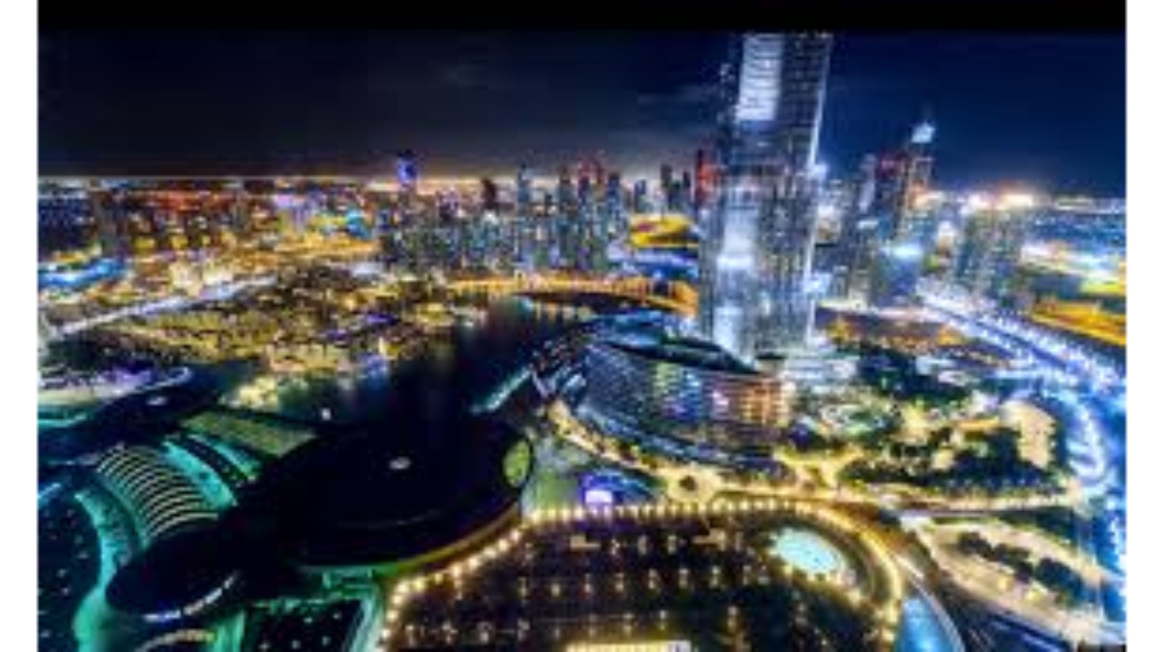 Edificios De Dubai De Noche - HD Wallpaper 